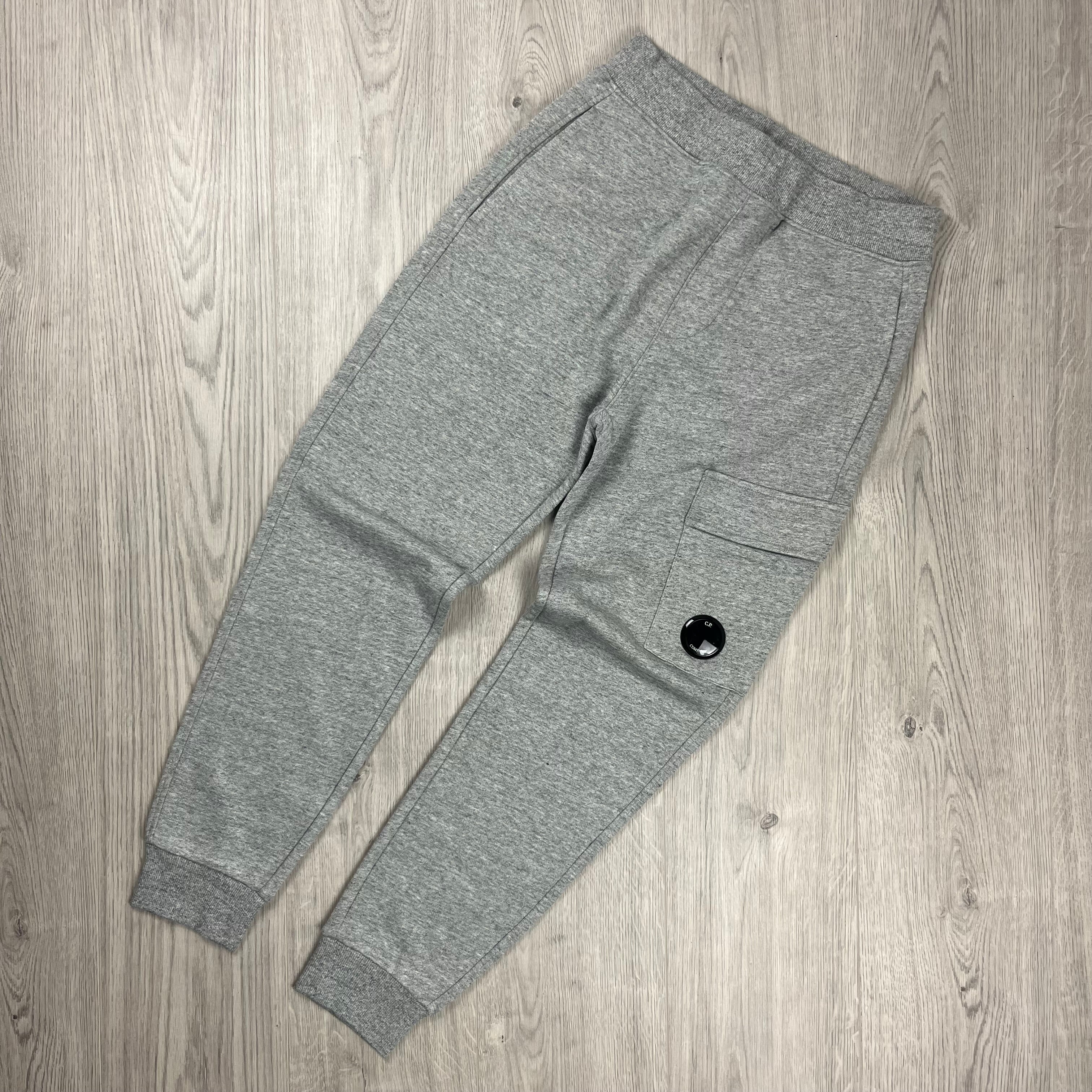 CP Company Raised Fleece Tracksuit - Grey