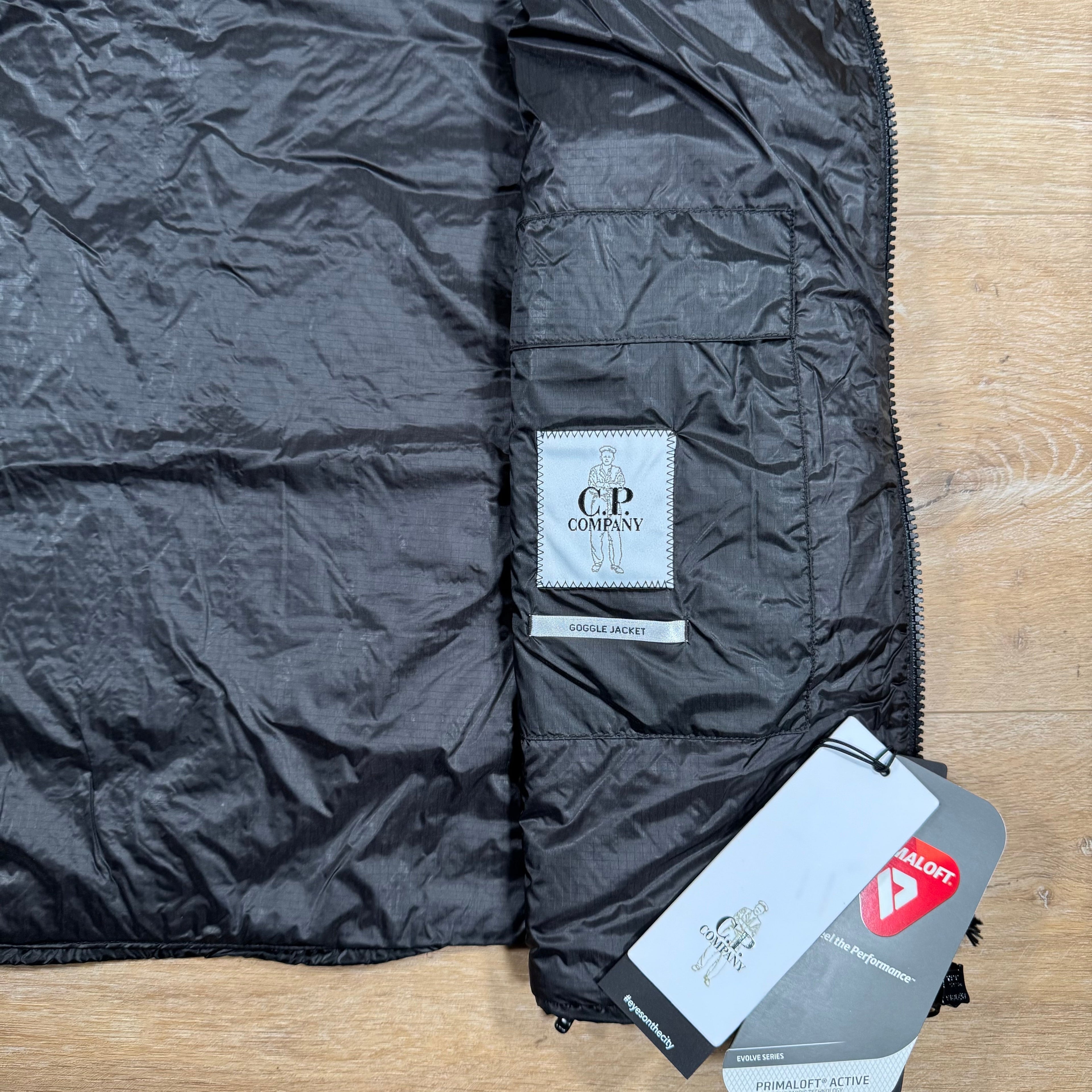 CP Company Nada Shell Goggle Vest in Black