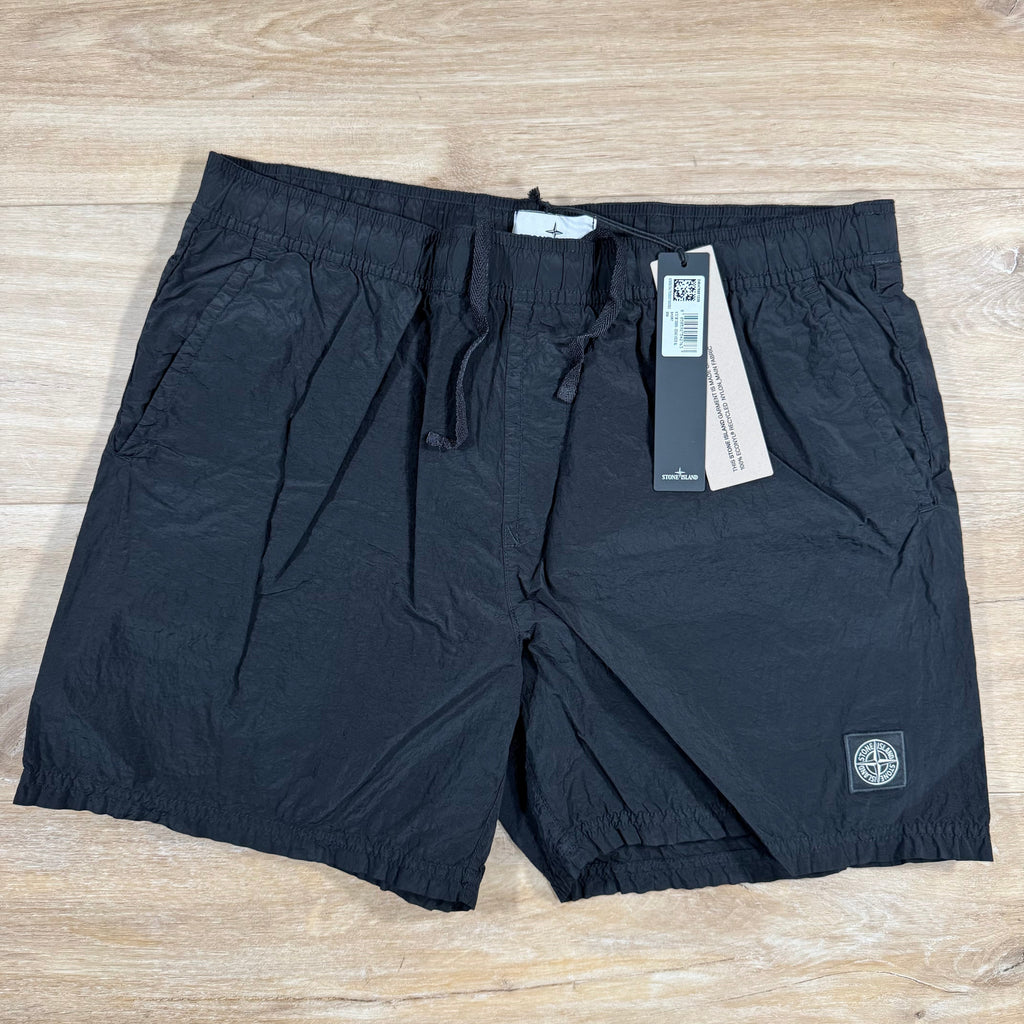 Stone Island Nylon Metal Swim Shorts in Black