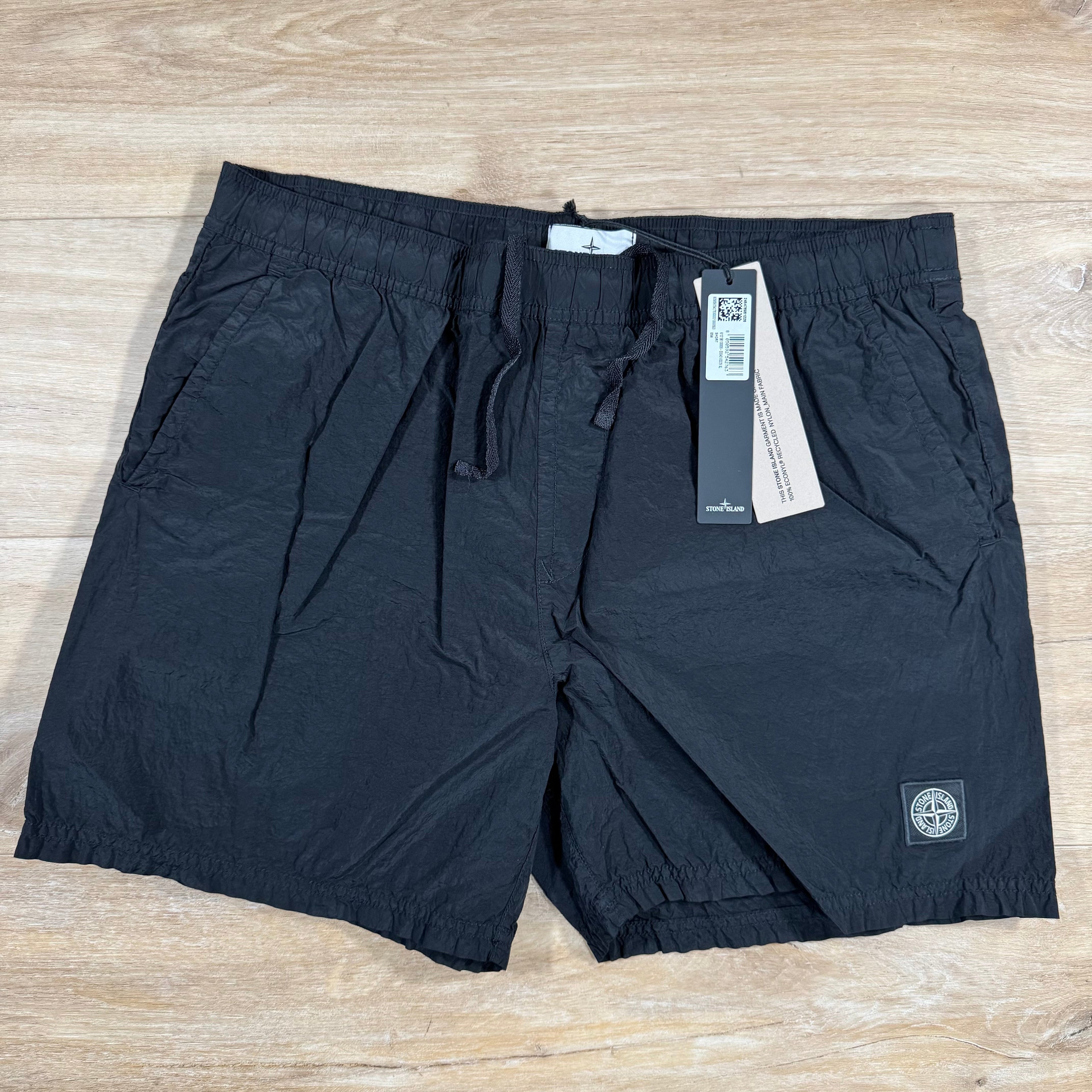 Stone Island Nylon Metal Swim Shorts in Black