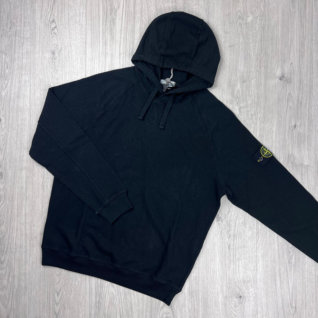 Stone Island Dyed Hoodie - Black