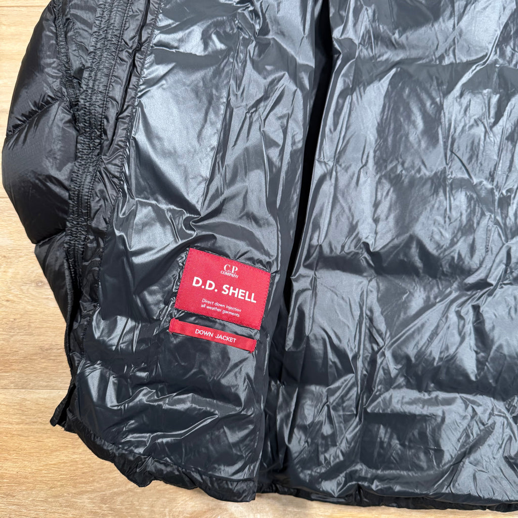 CP Company Short Down Lens Jacket in Black