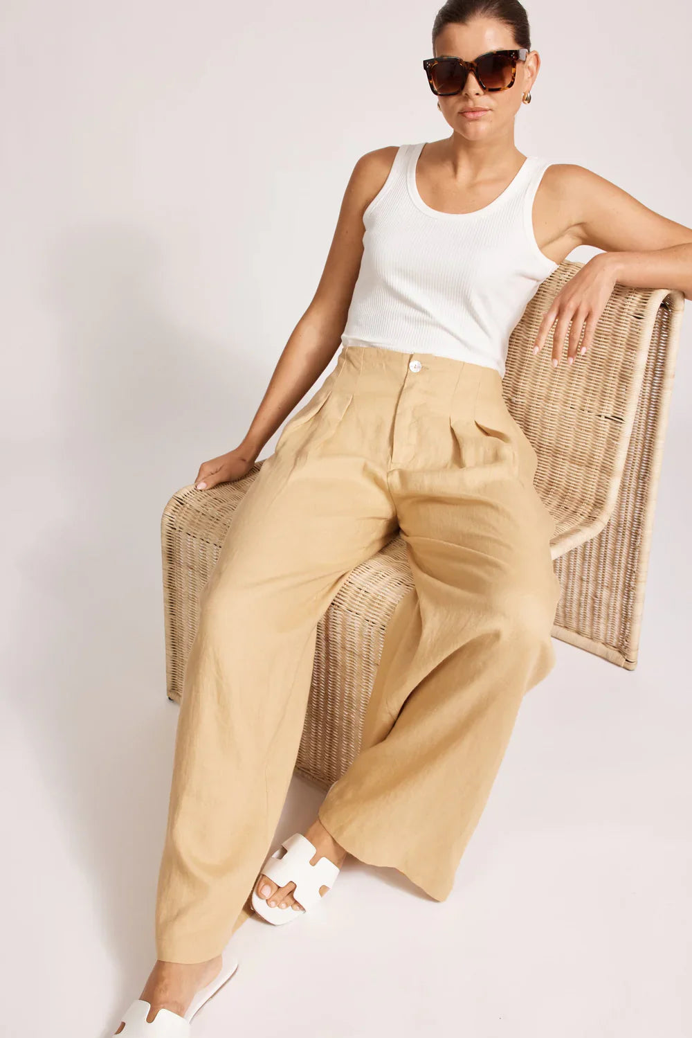 Miramar Palazzo Pant / Camel