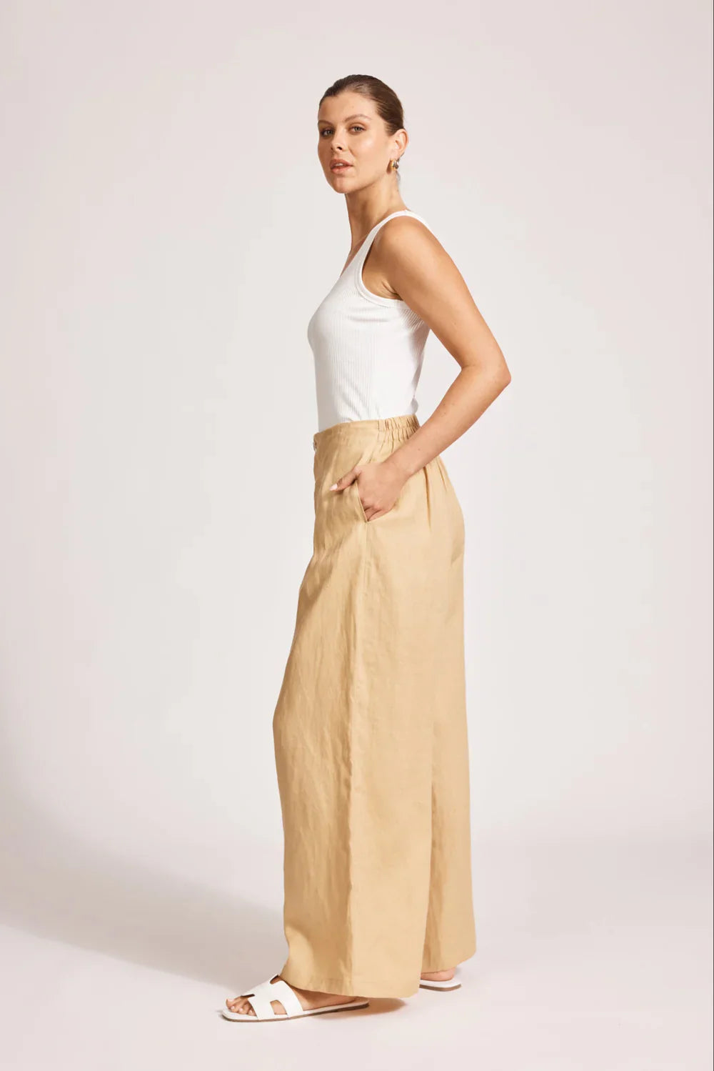 Miramar Palazzo Pant / Camel