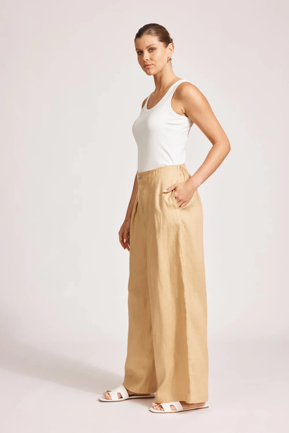 Miramar Palazzo Pant / Camel