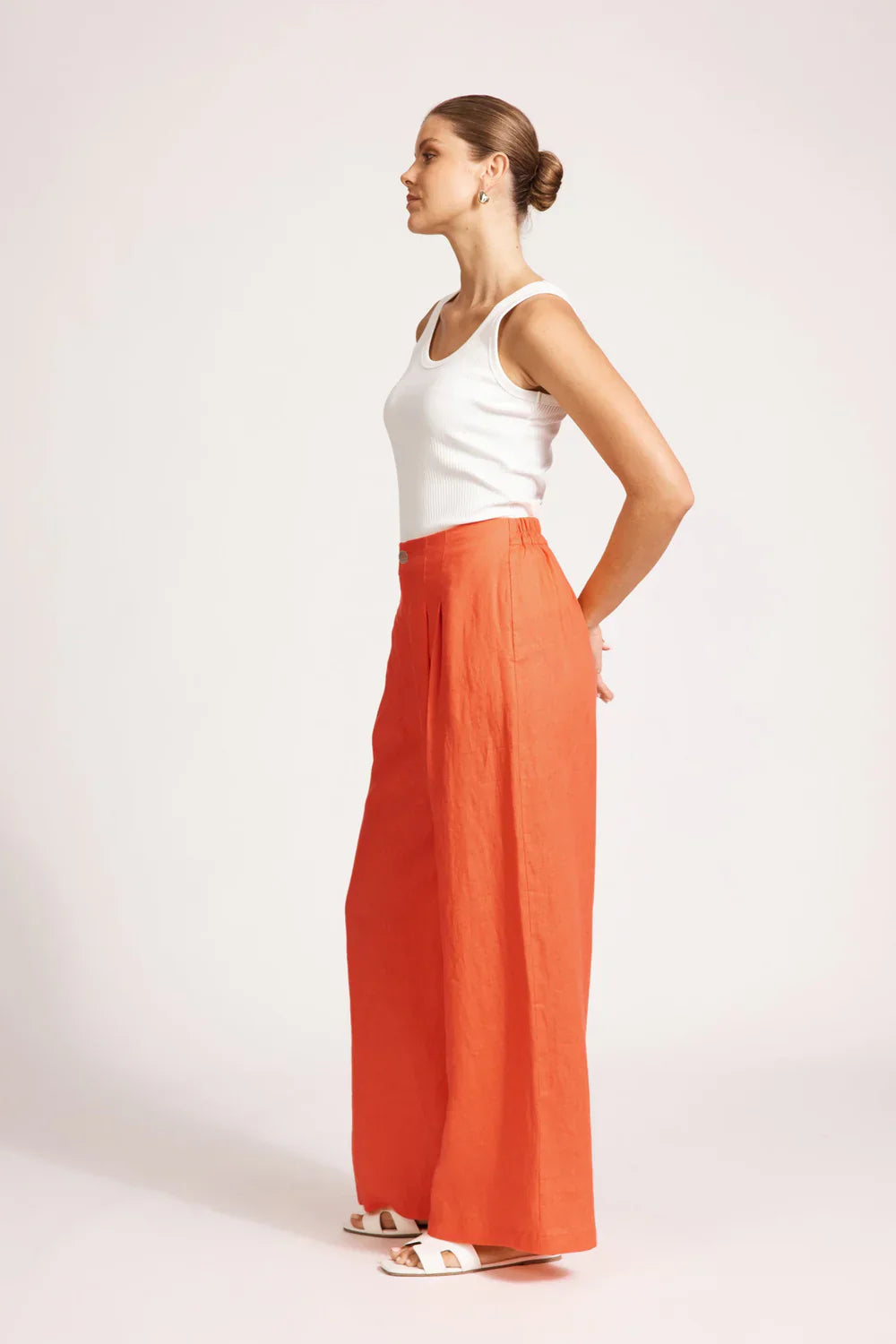 Miramar Palazzo Pant / Coral