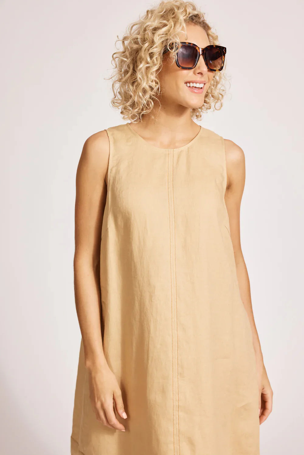 Miramar Tank Dress / Camel