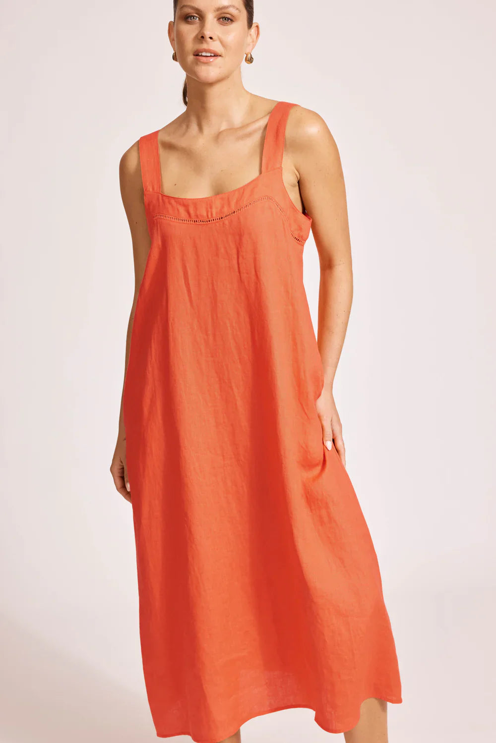 Miramar Tank Maxi Dress / Coral