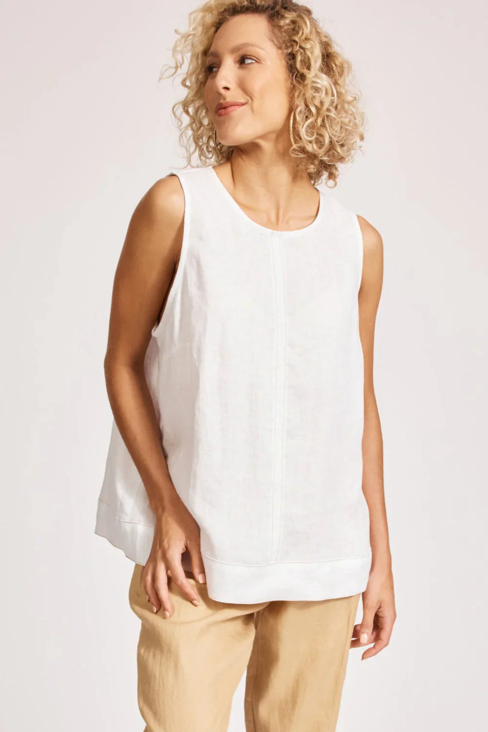 Miramar Tank Top / White