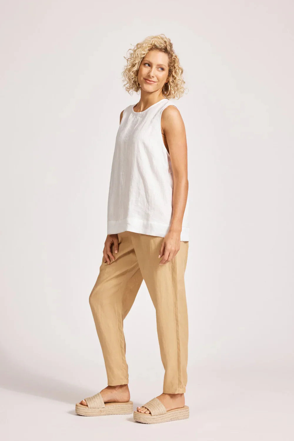 Miramar Tank Top / White