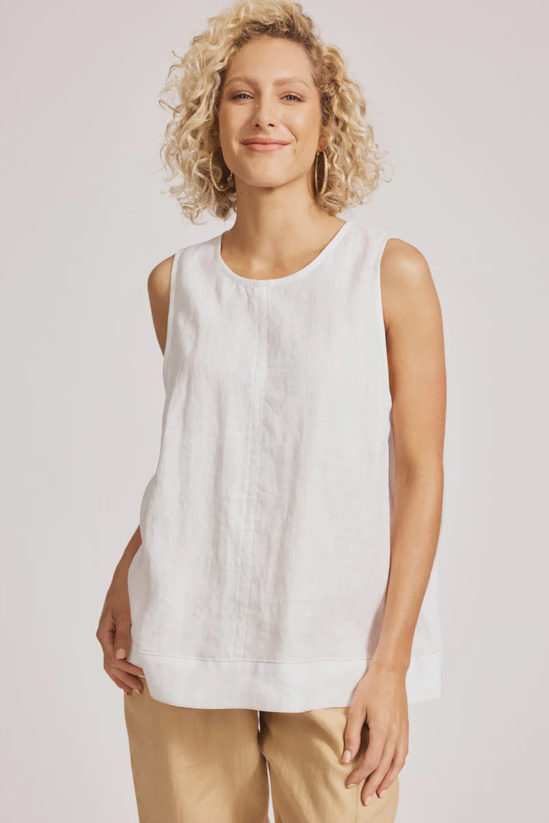 Miramar Tank Top / White
