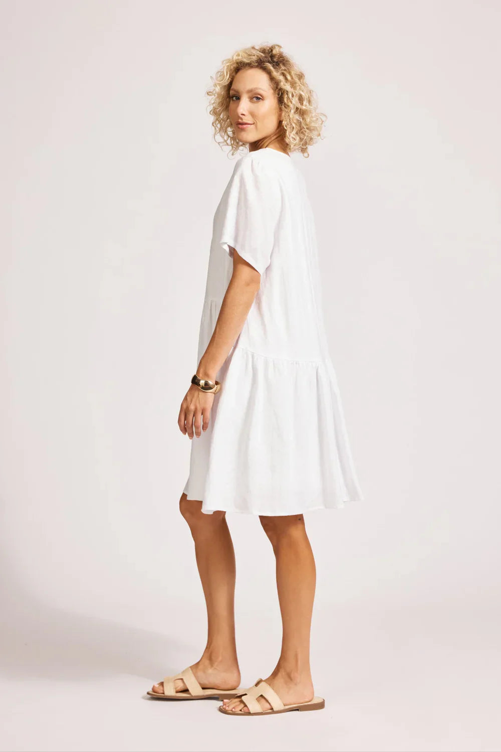 Miramar Midi Dress / White