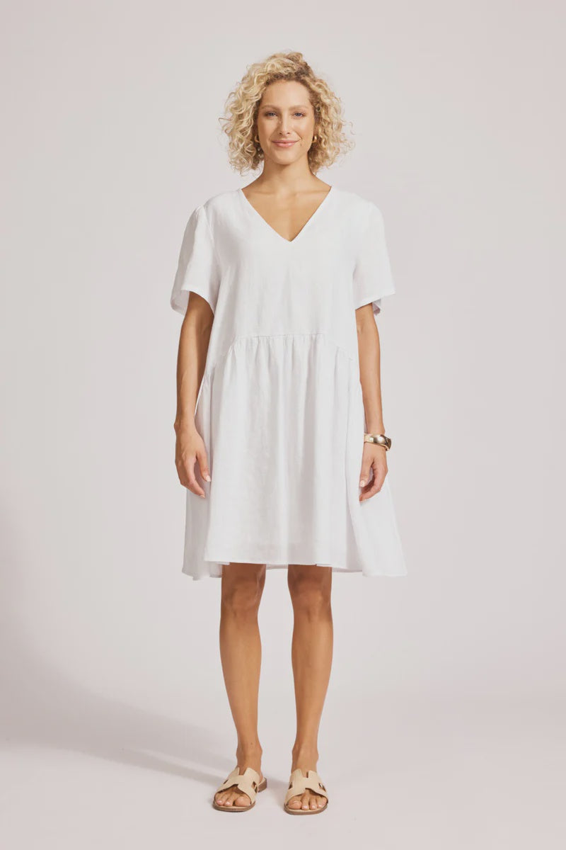 Miramar Midi Dress / White