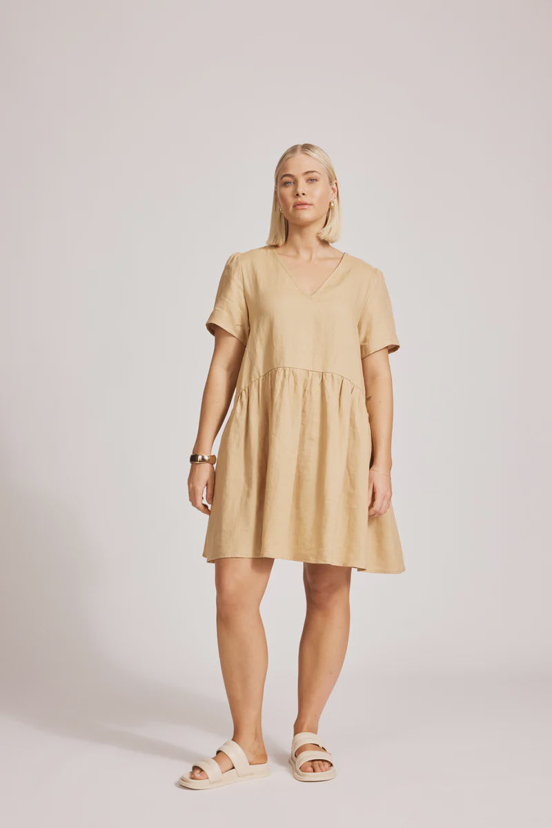 Miramar Midi Dress / Camel