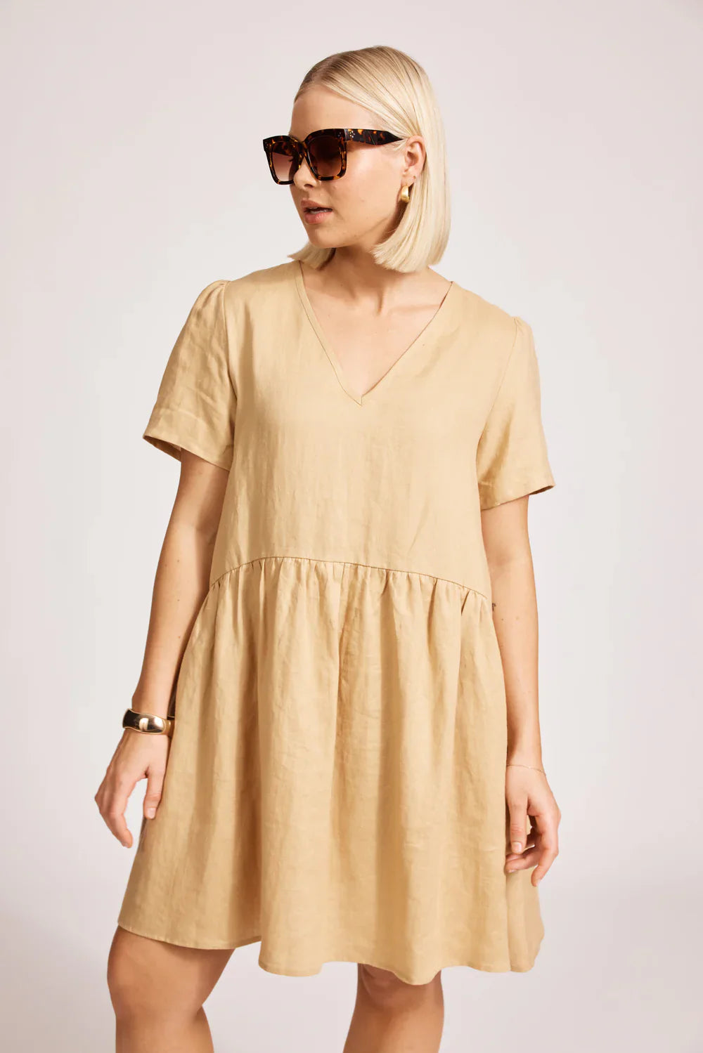 Miramar Midi Dress / Camel