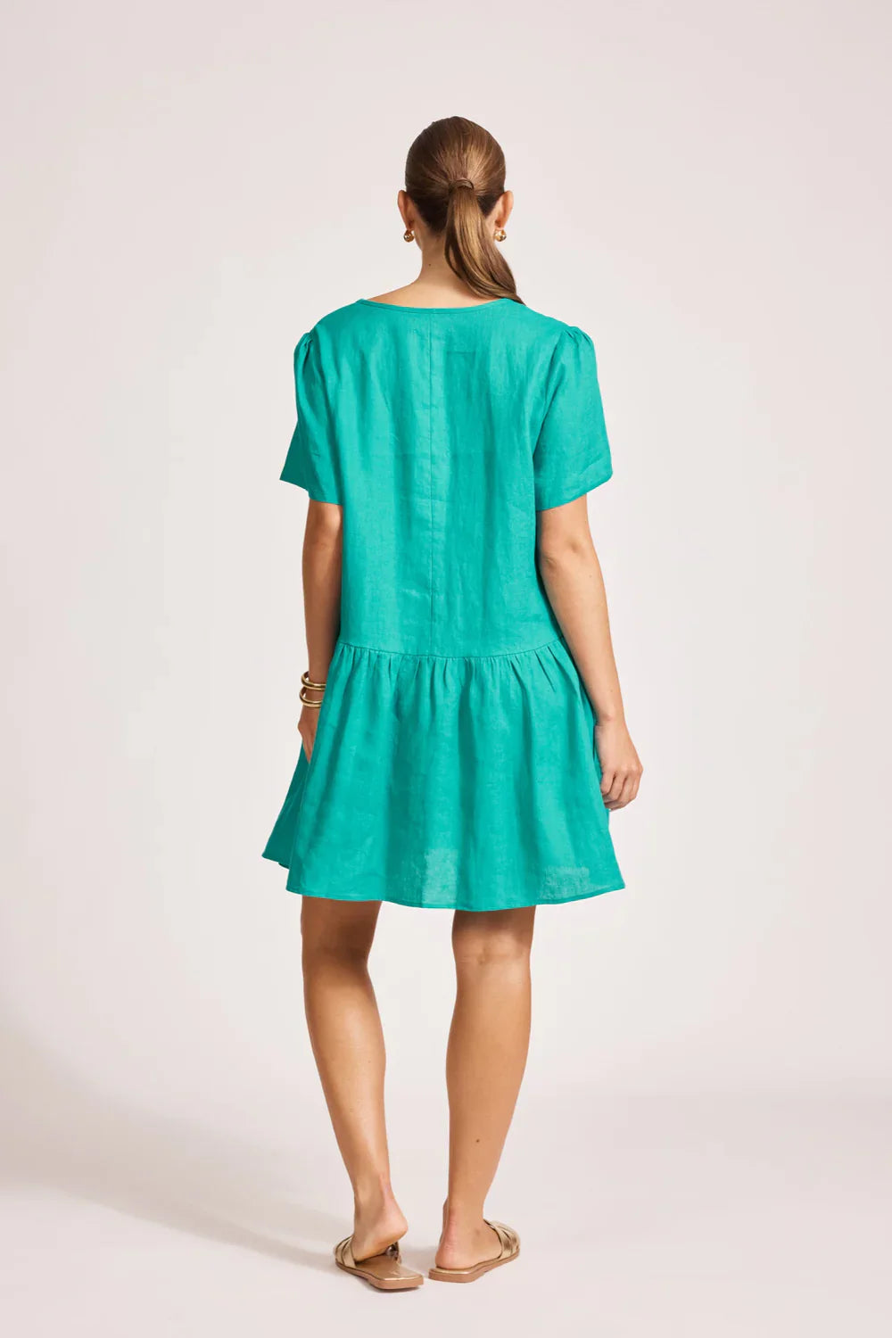 Miramar Midi Dress / Lagoon