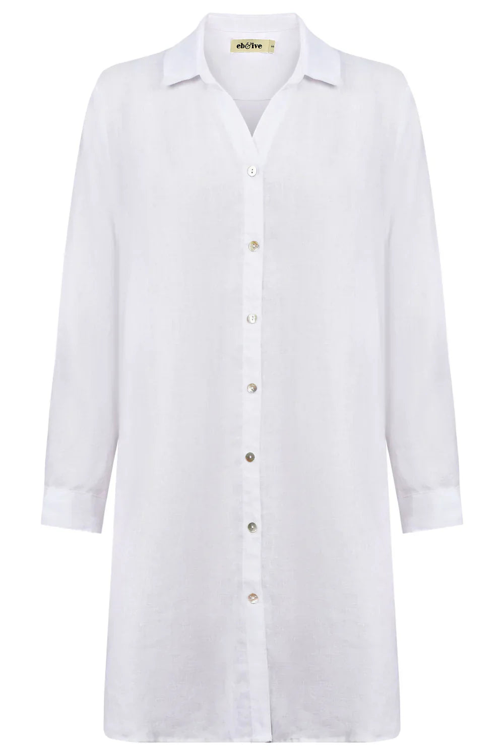 Miramar Shirt Dress / White