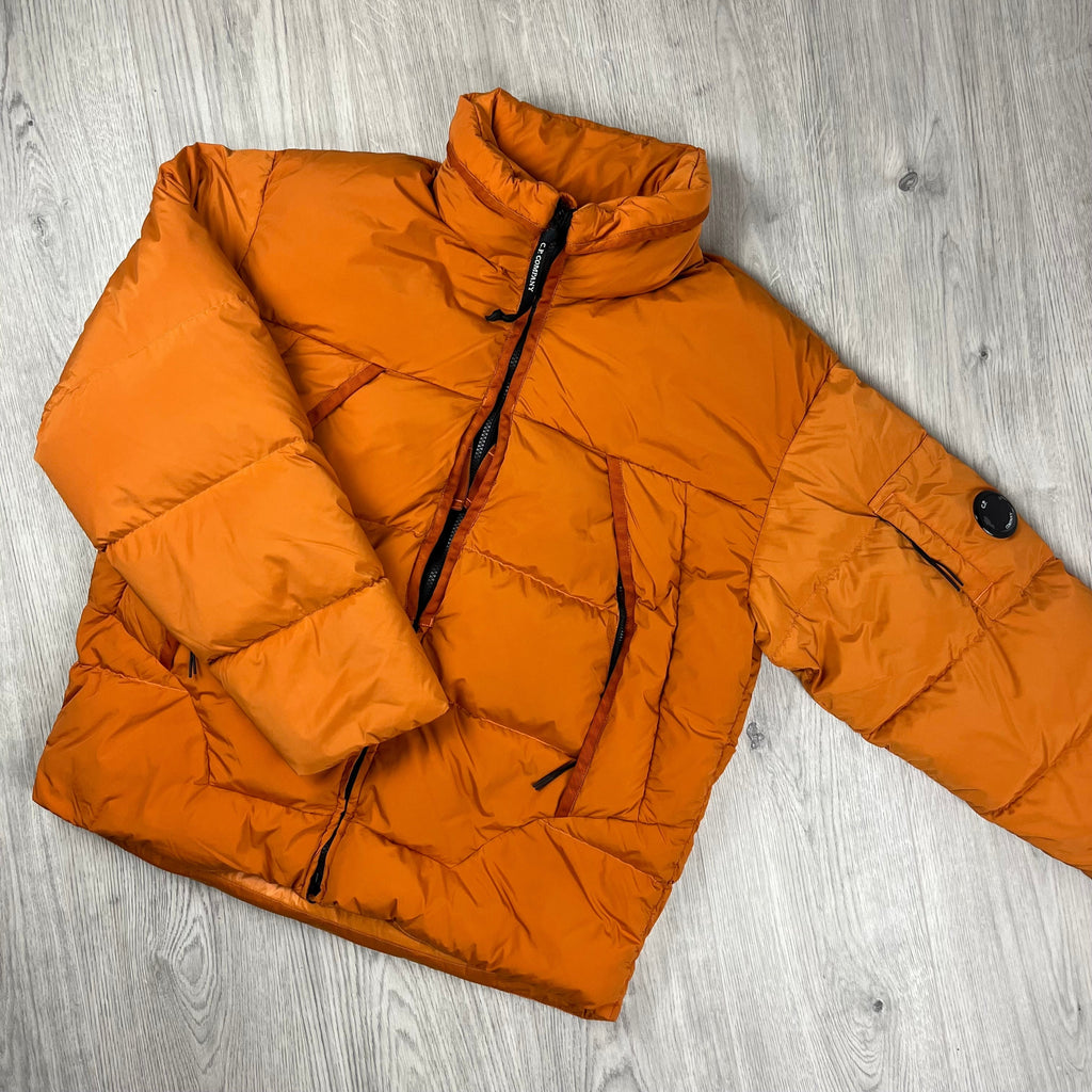 CP Company Nycra-R Down Jacket - Russet Orange