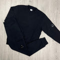 CP Company Raised Fleece Tracksuit - Black