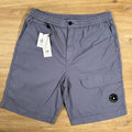 CP Company 50 Fili Stretch Cargo Shorts in Lavender Violet