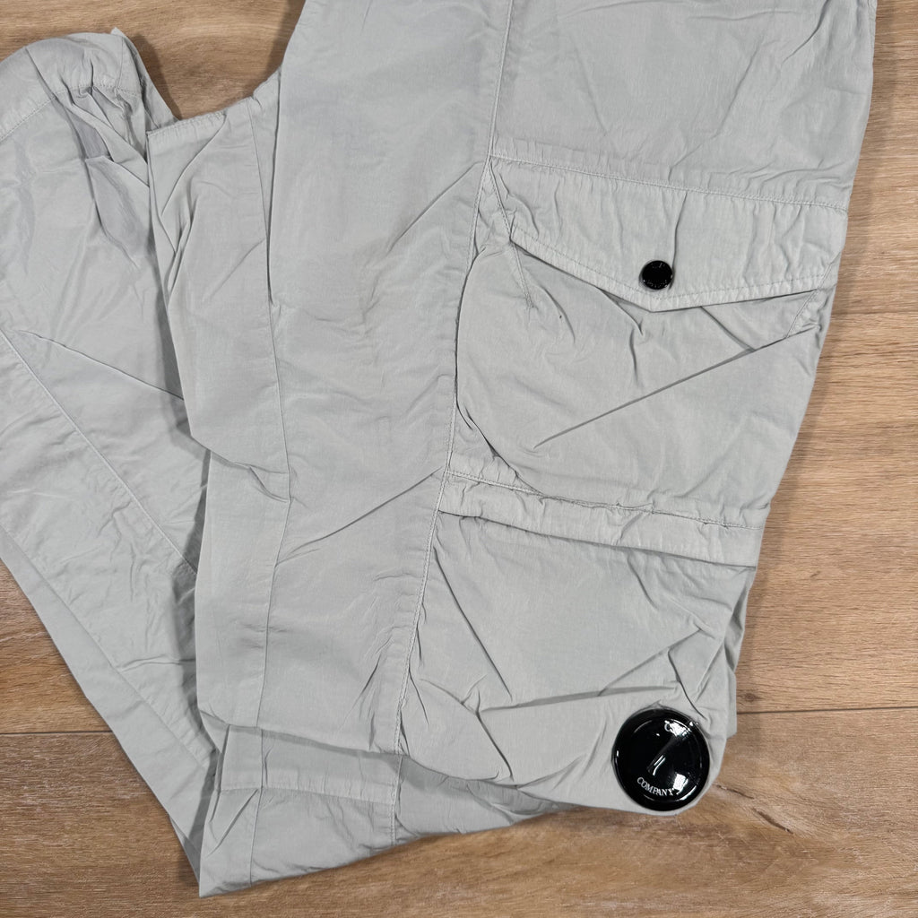 CP Company Chrome-R Cargo Lens Pants in Blue Fox - Grey