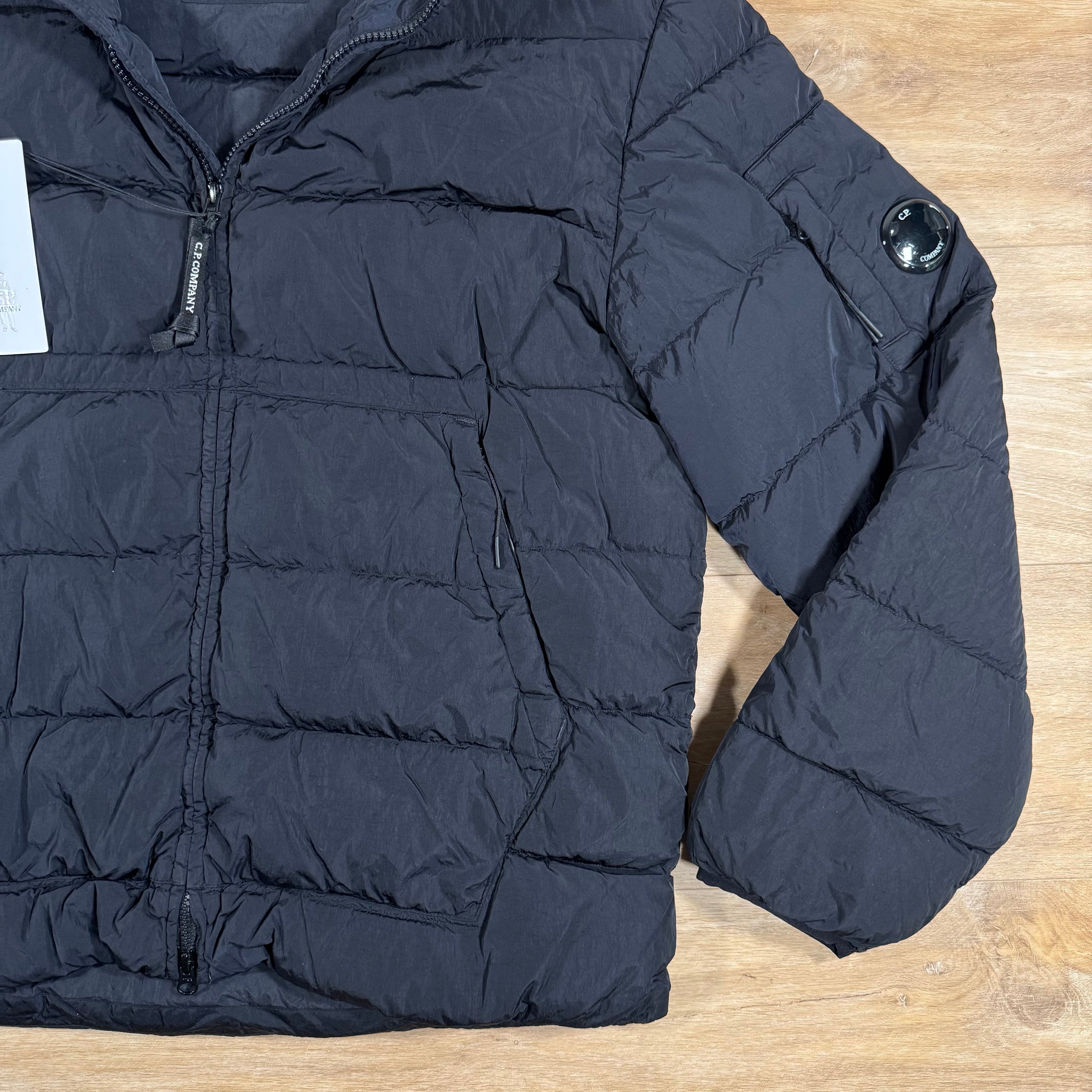 CP Company Chrome-R Down Lens Jacket in Navy