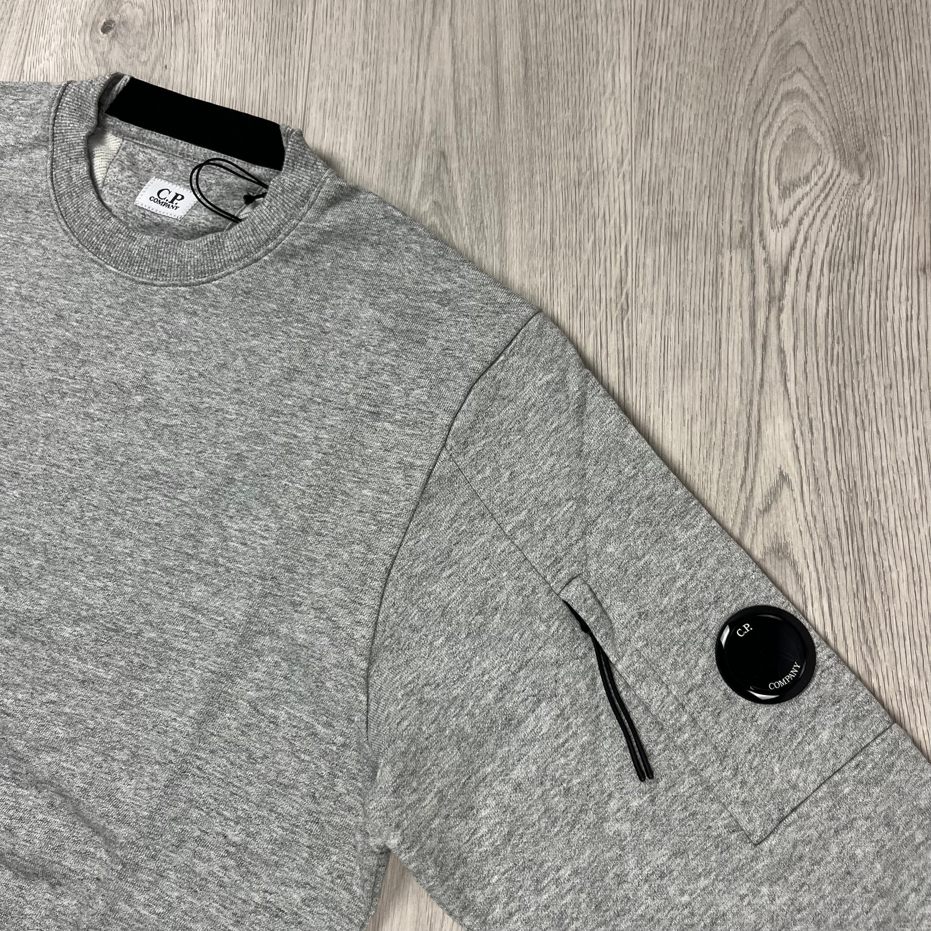CP Company Raised Fleece Sweatshirt - Grey