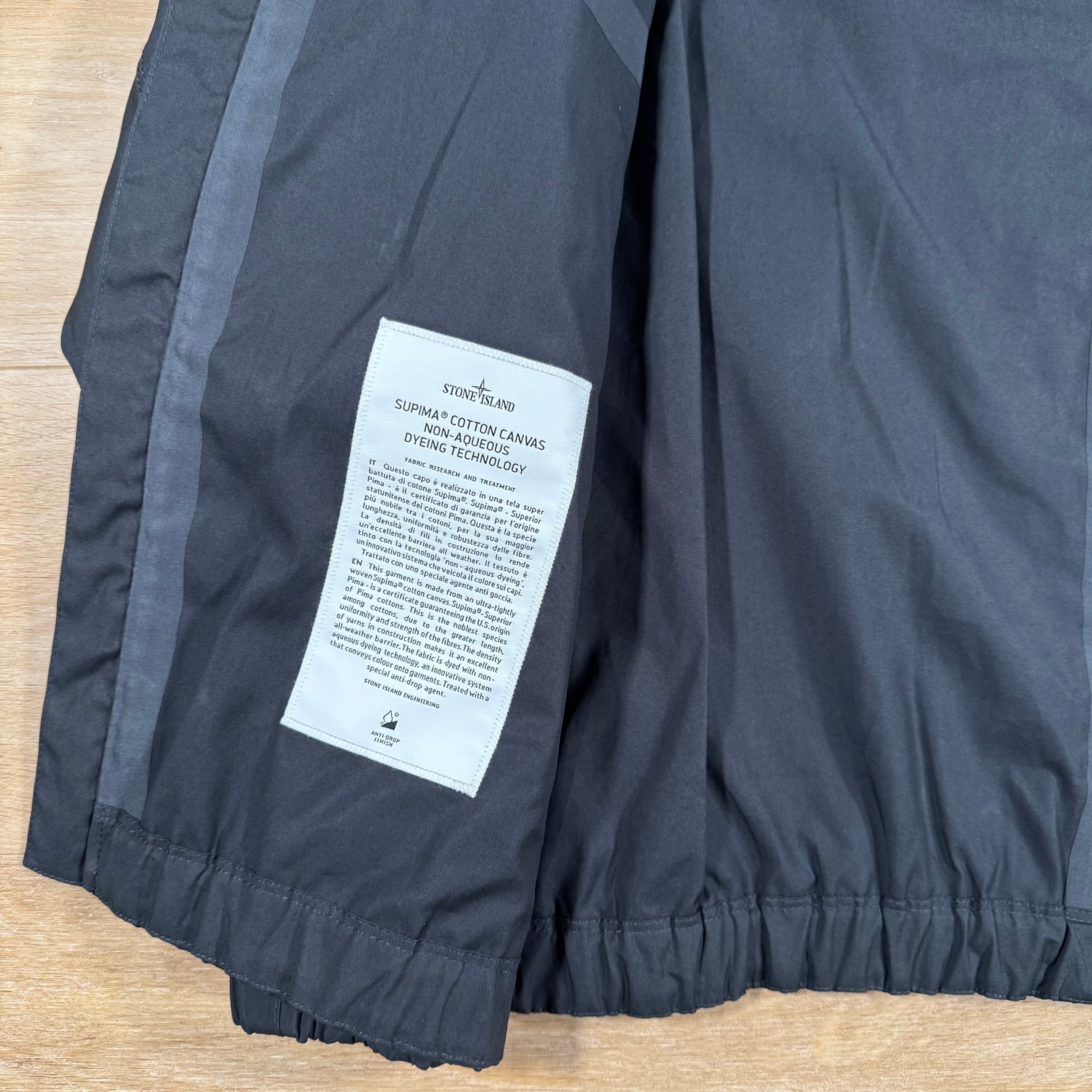 Stone Island Supima Canvas Jacket in Navy