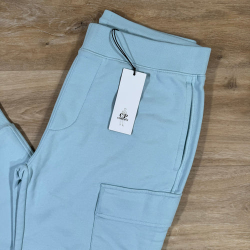 CP Company Diagonal Raised Sweatpants in Starlight Blue