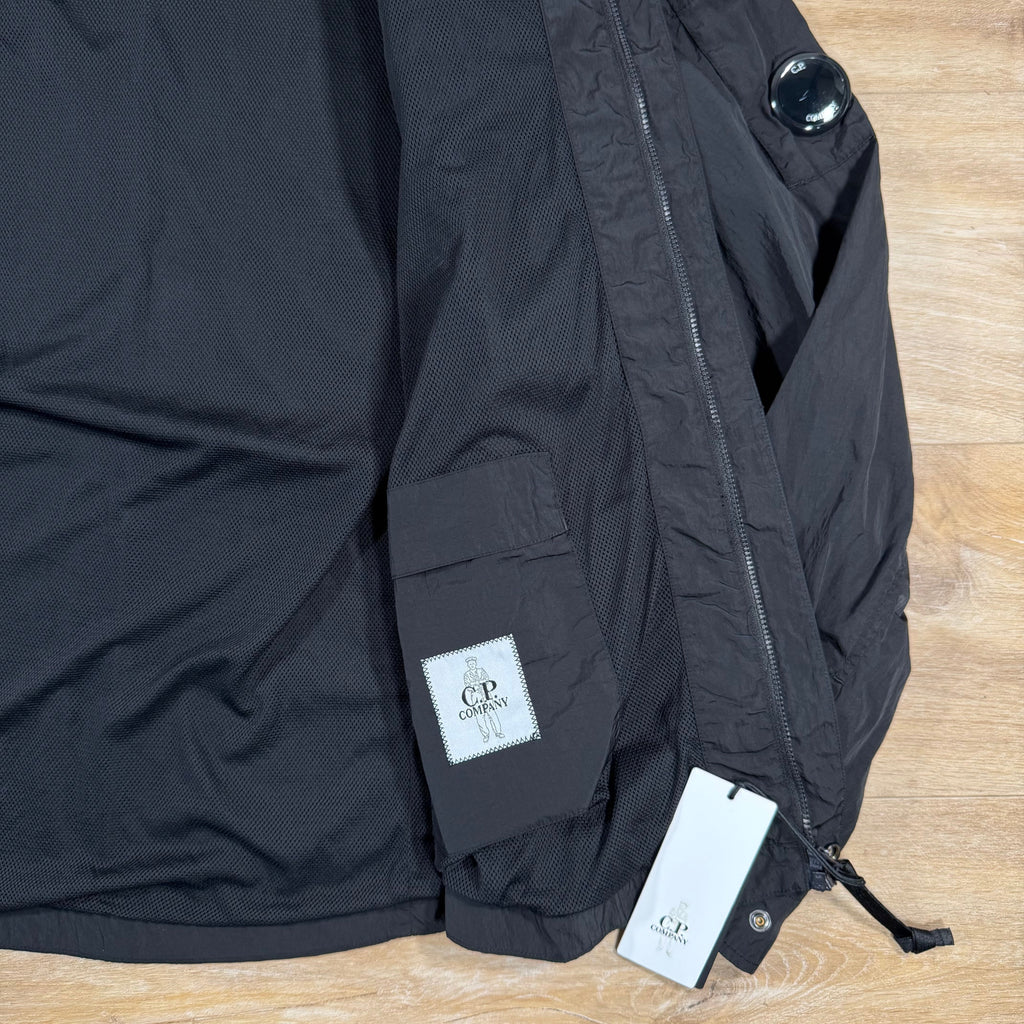 CP Company Chrome-R Lens Overshirt in Black