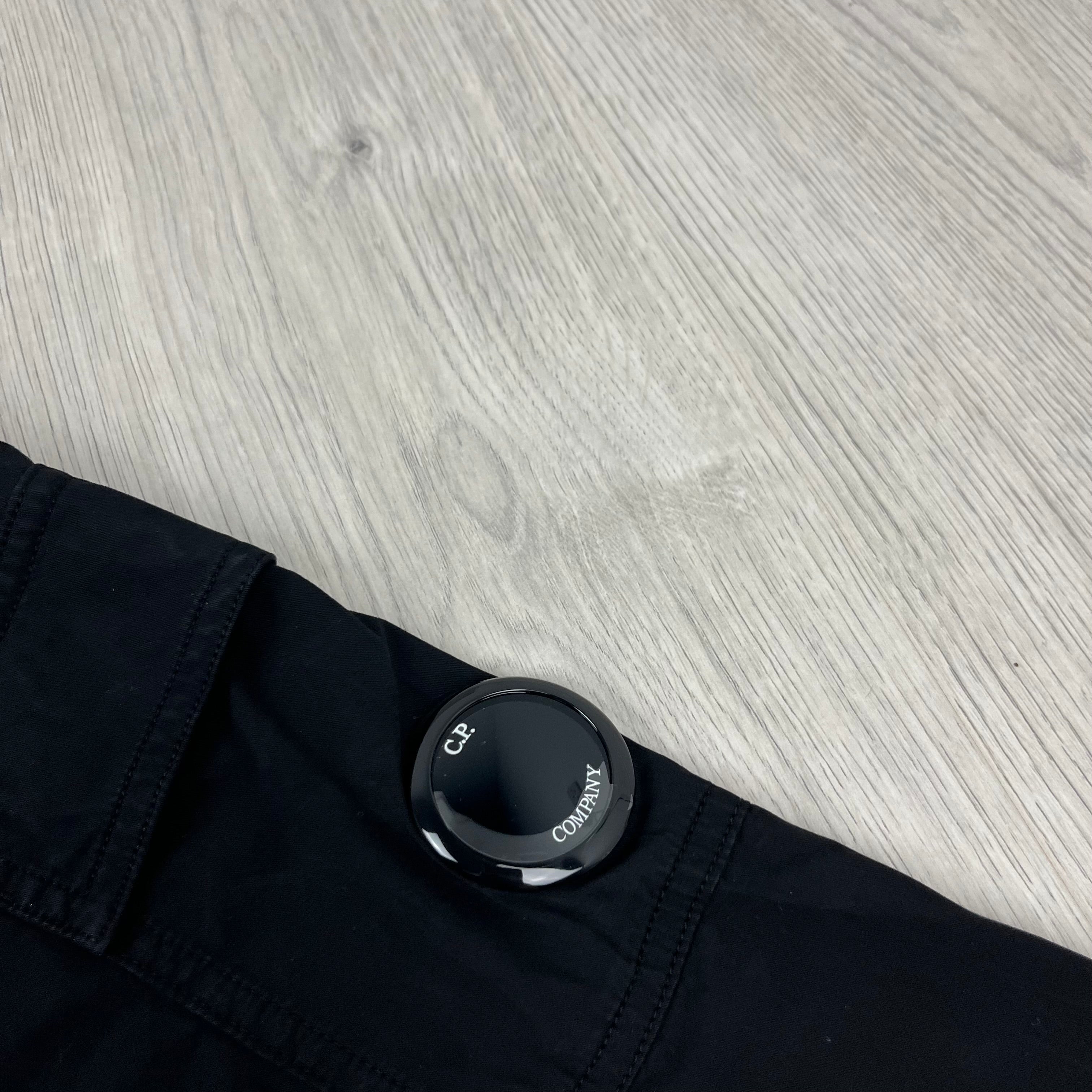 CP Company Hooded Overshirt - Black
