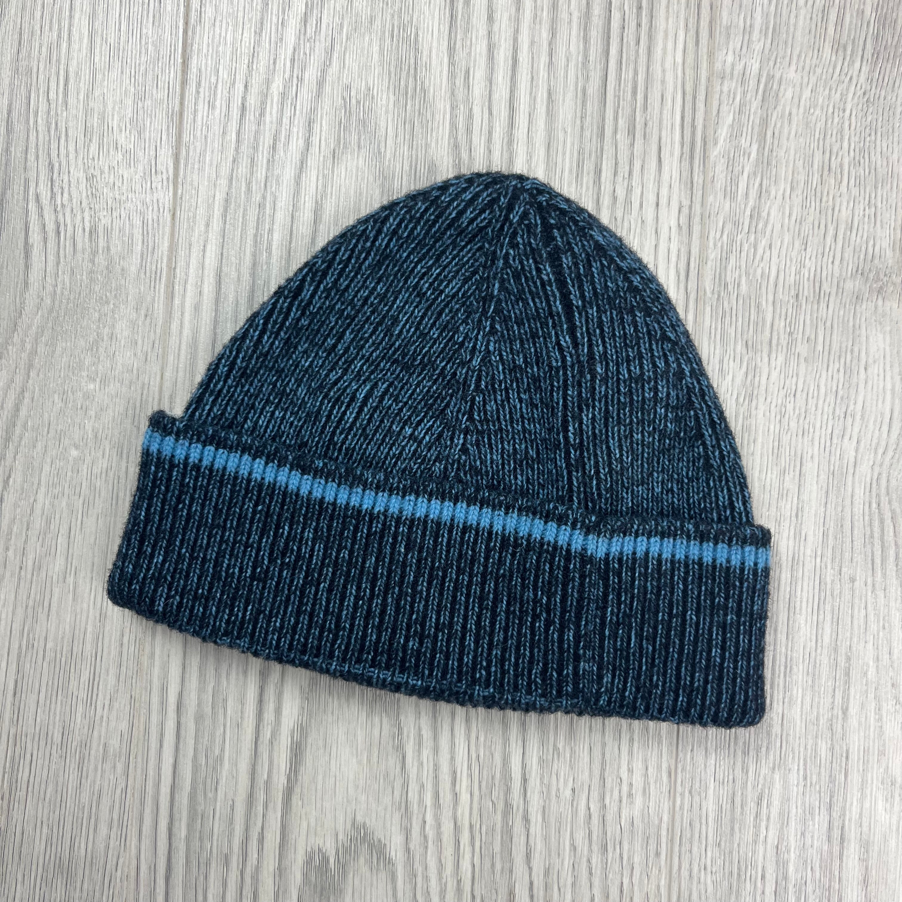 CP Company Patch Beanie - Aegean Blue
