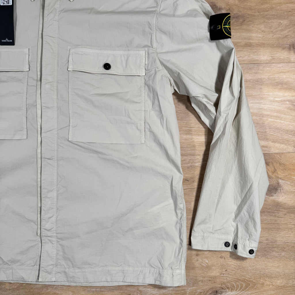 Stone Island Stretch Tela Overshirt in Sand