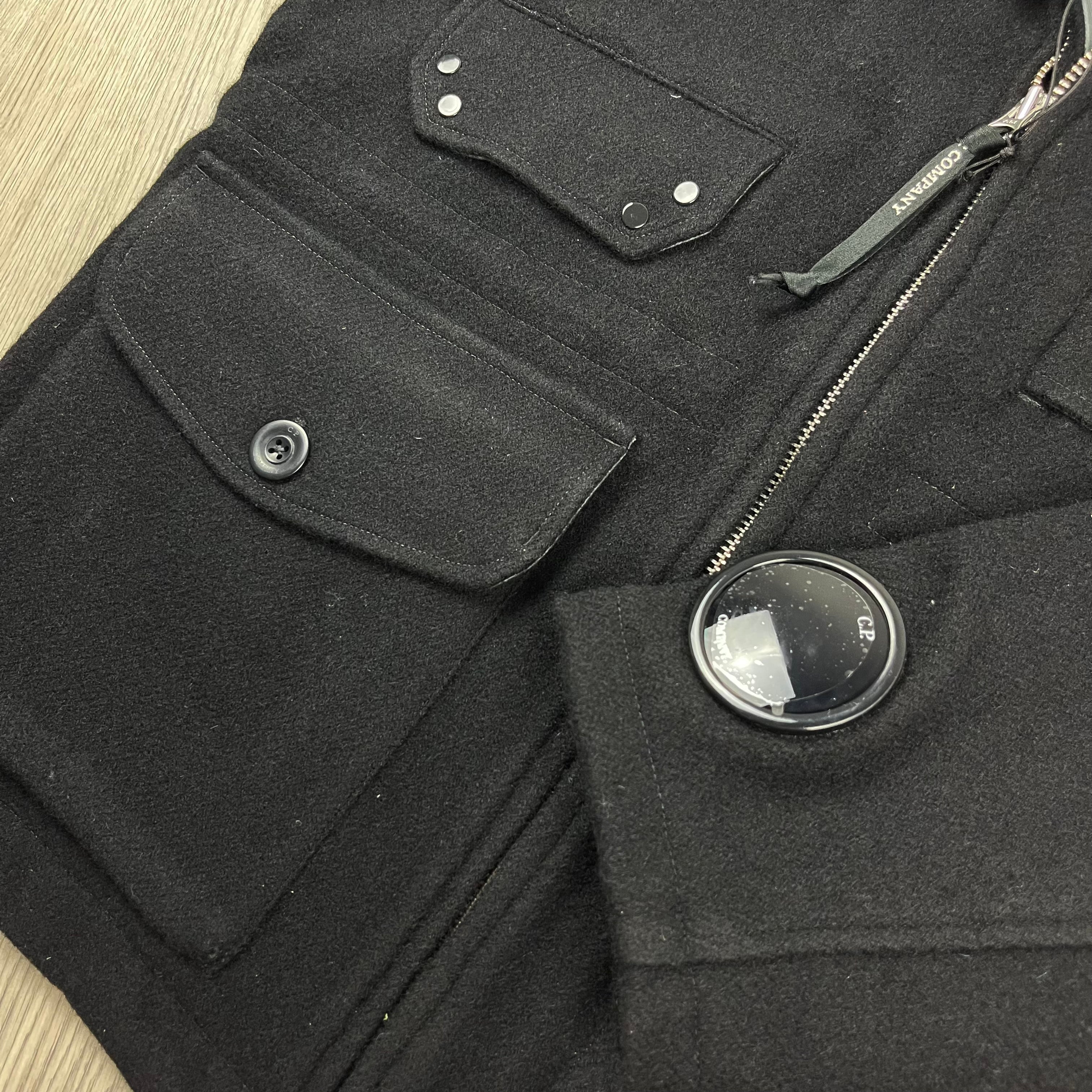 CP Company Duffel Goggle Jacket - Black