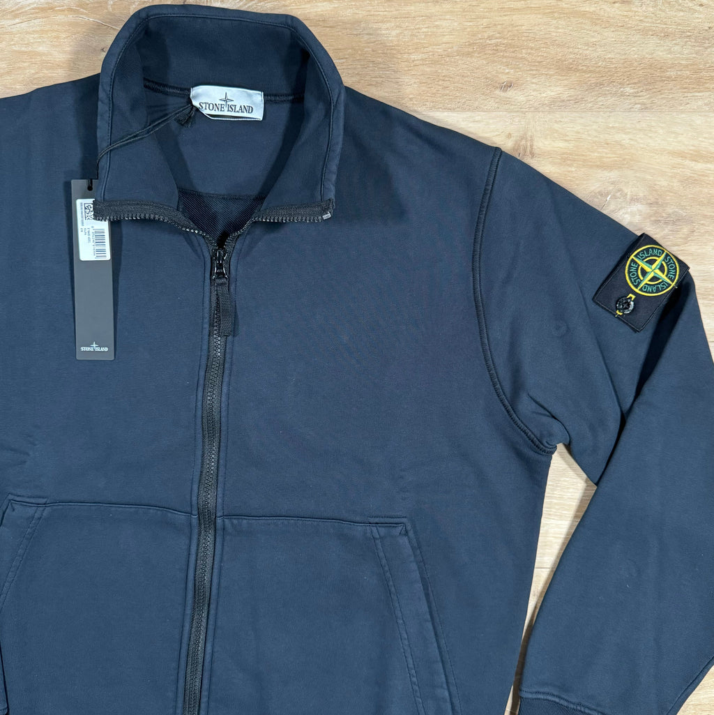Stone Island Full-Zip Sweatshirt in Navy