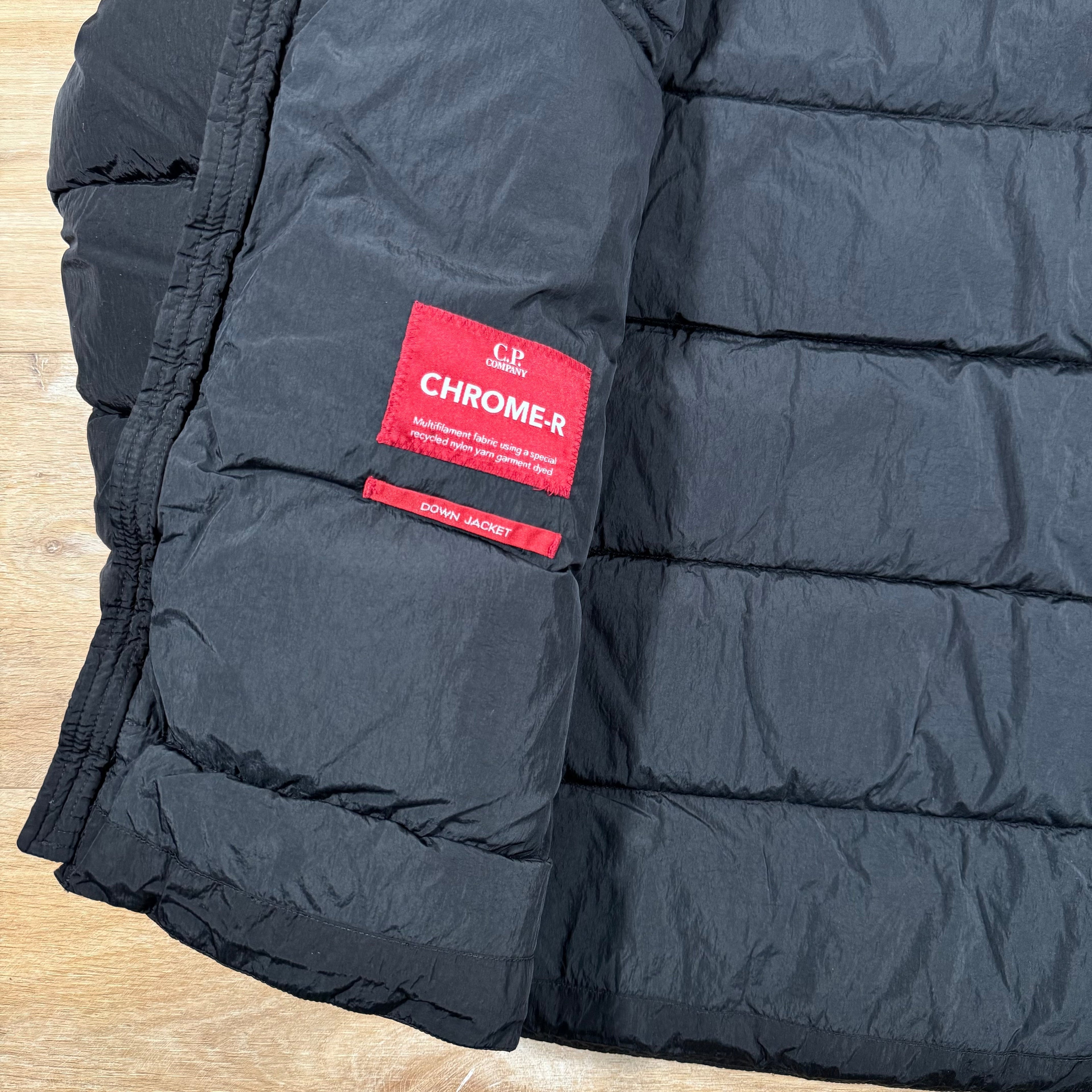CP Company Chrome-R Down Lens Jacket in Black