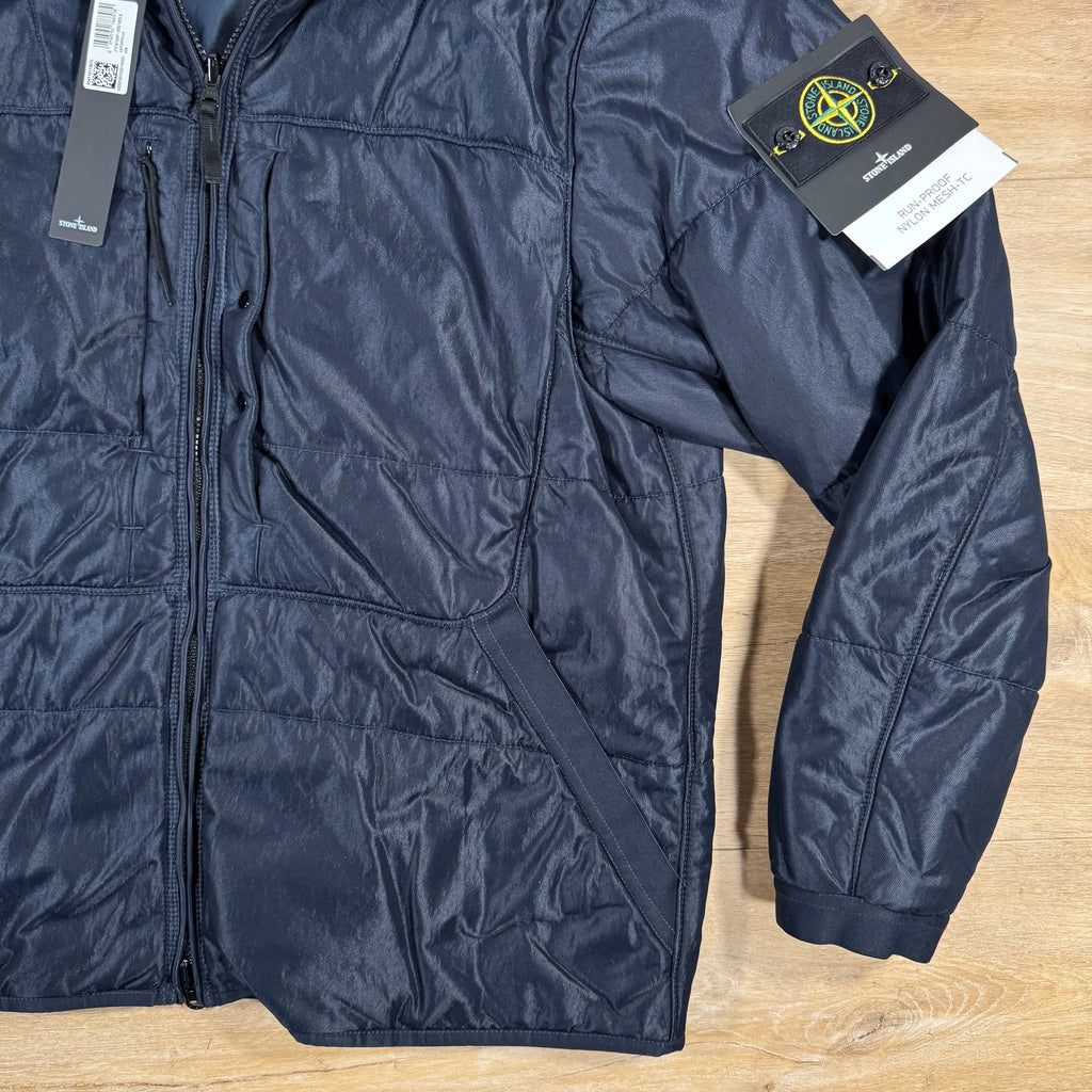 Stone Island Run-Proof Nylon Mesh-TC Reversible Jacket in Navy