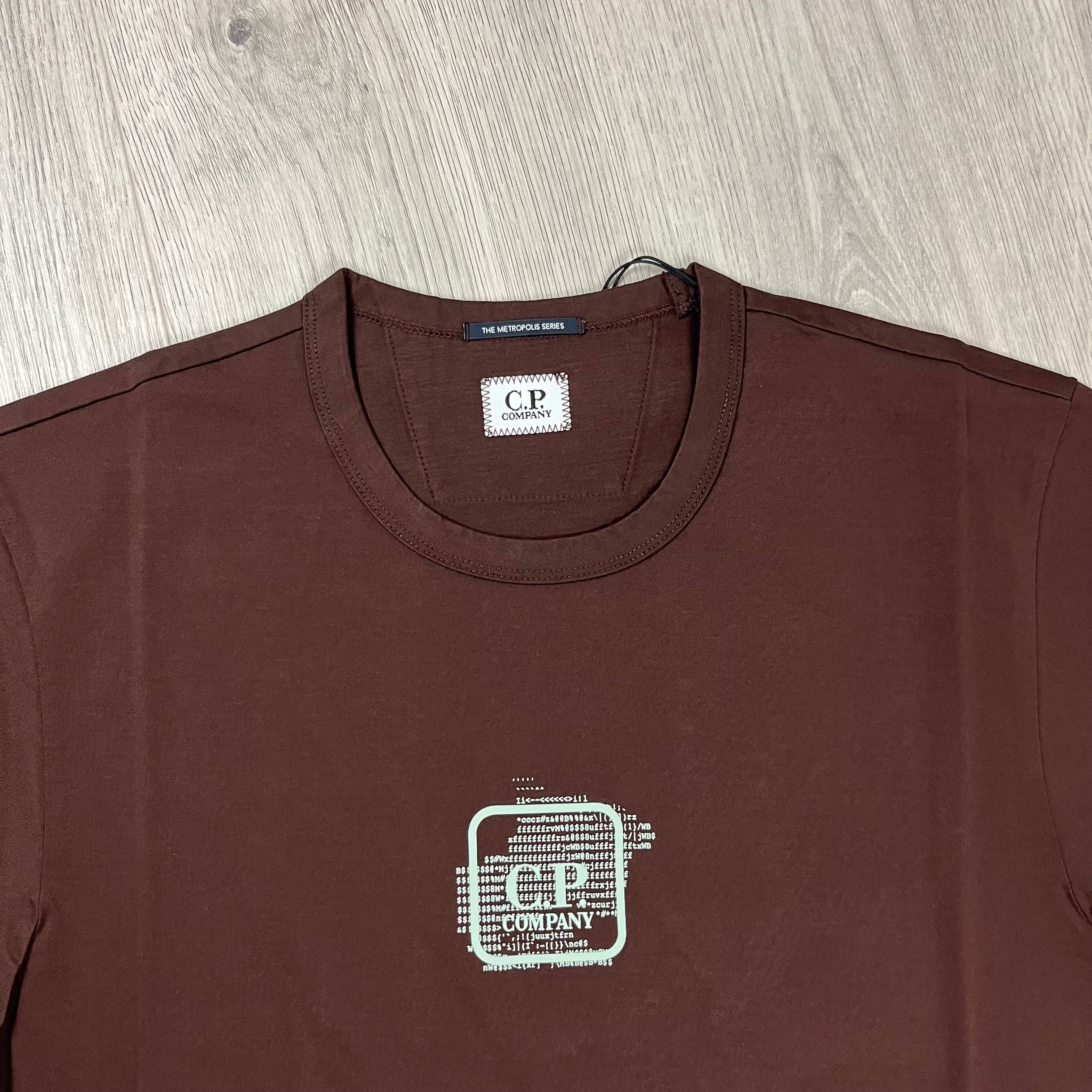 CP Company Metropolis T-Shirt - Rum Raisin