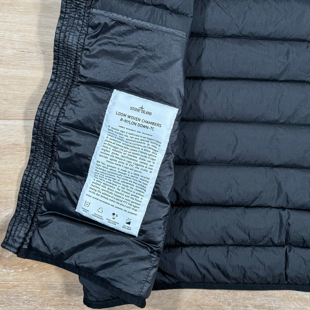 Stone Island Nylon Down-TC Vest in Black