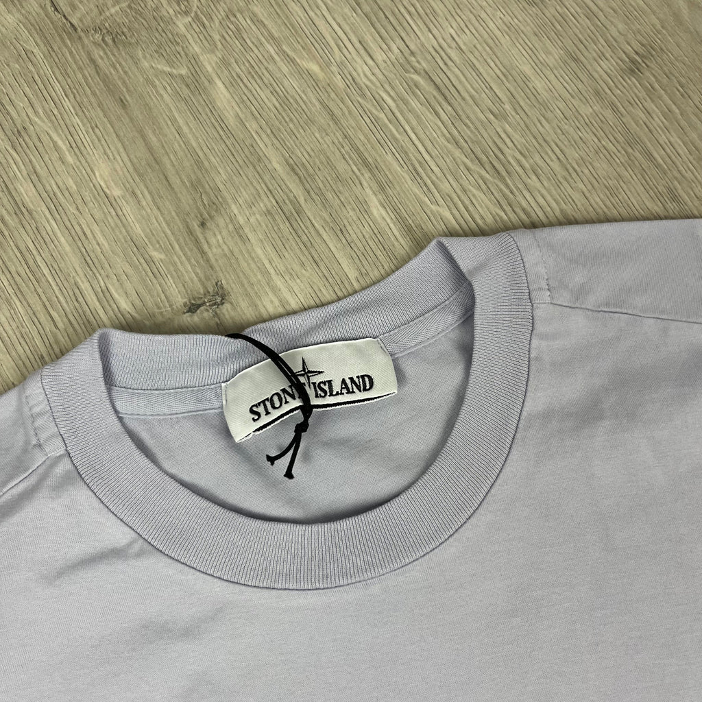 Stone Island Patch T-Shirt - Lilac