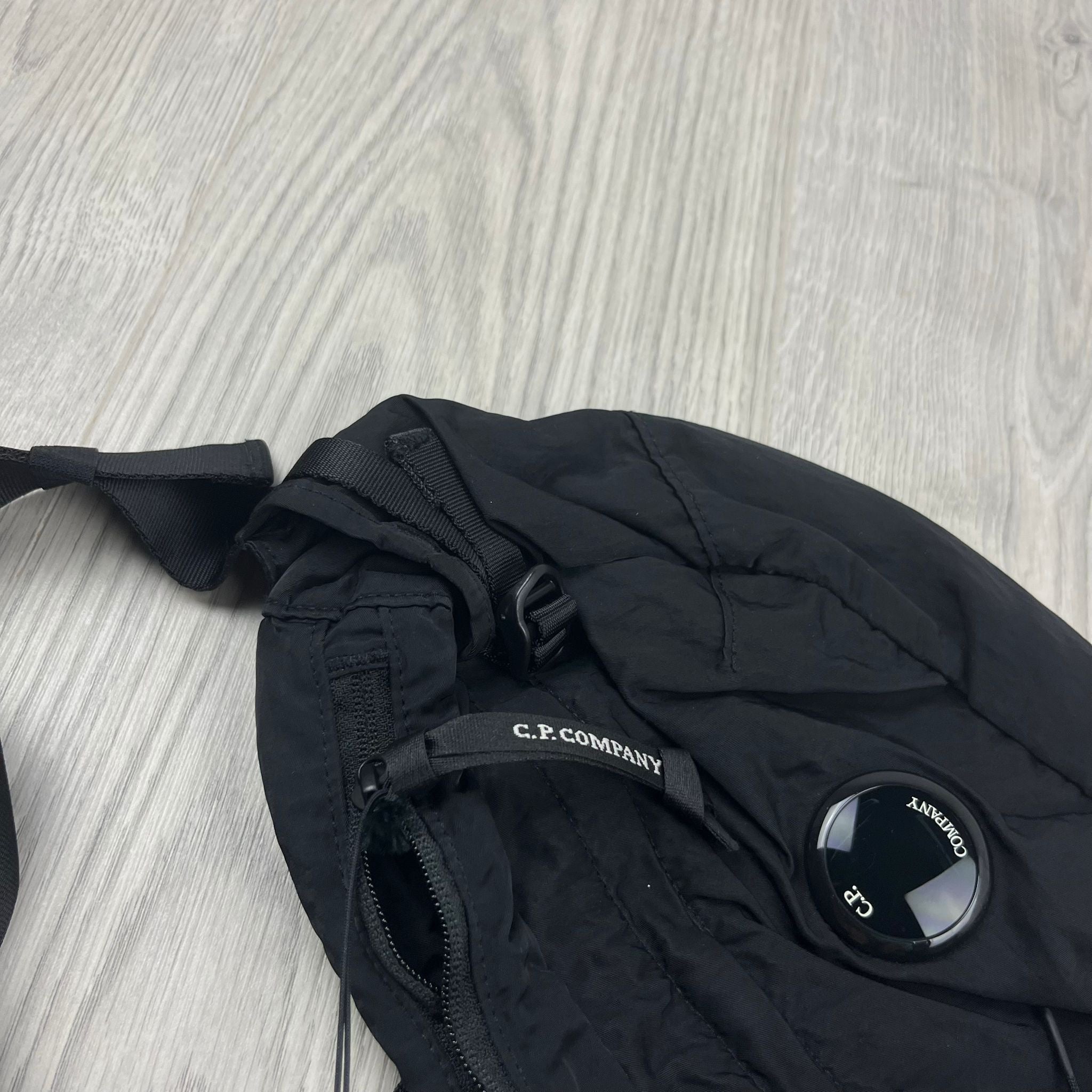 CP Company Zip Chrome Bag - Black
