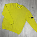 CP Company Chenille Sweatshirt - Green Sheen