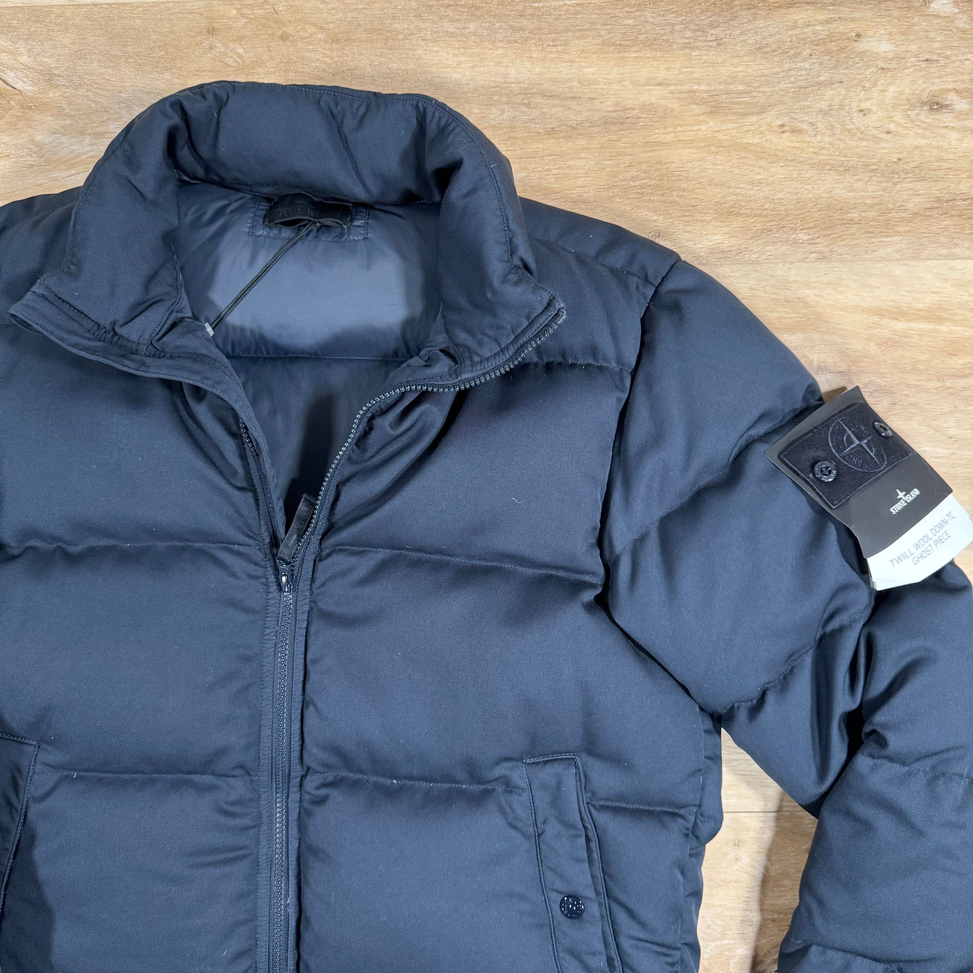 Stone Island Down-TC Ghost Jacket in Navy