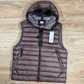 CP Company DD Shell Goggle Down Vest in Purple Dove