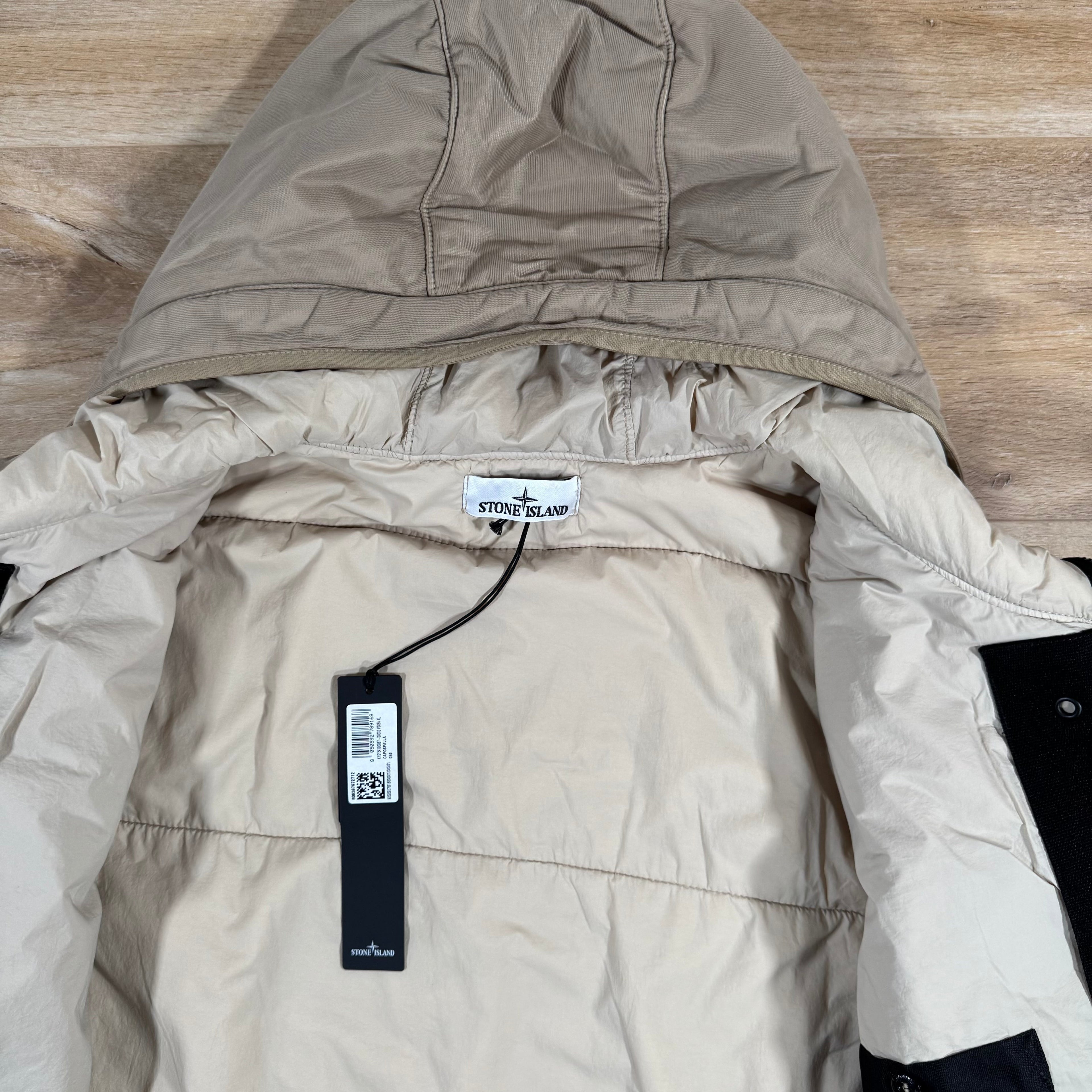 Stone Island Run-Proof Nylon Mesh-TC Reversible Jacket in Desert