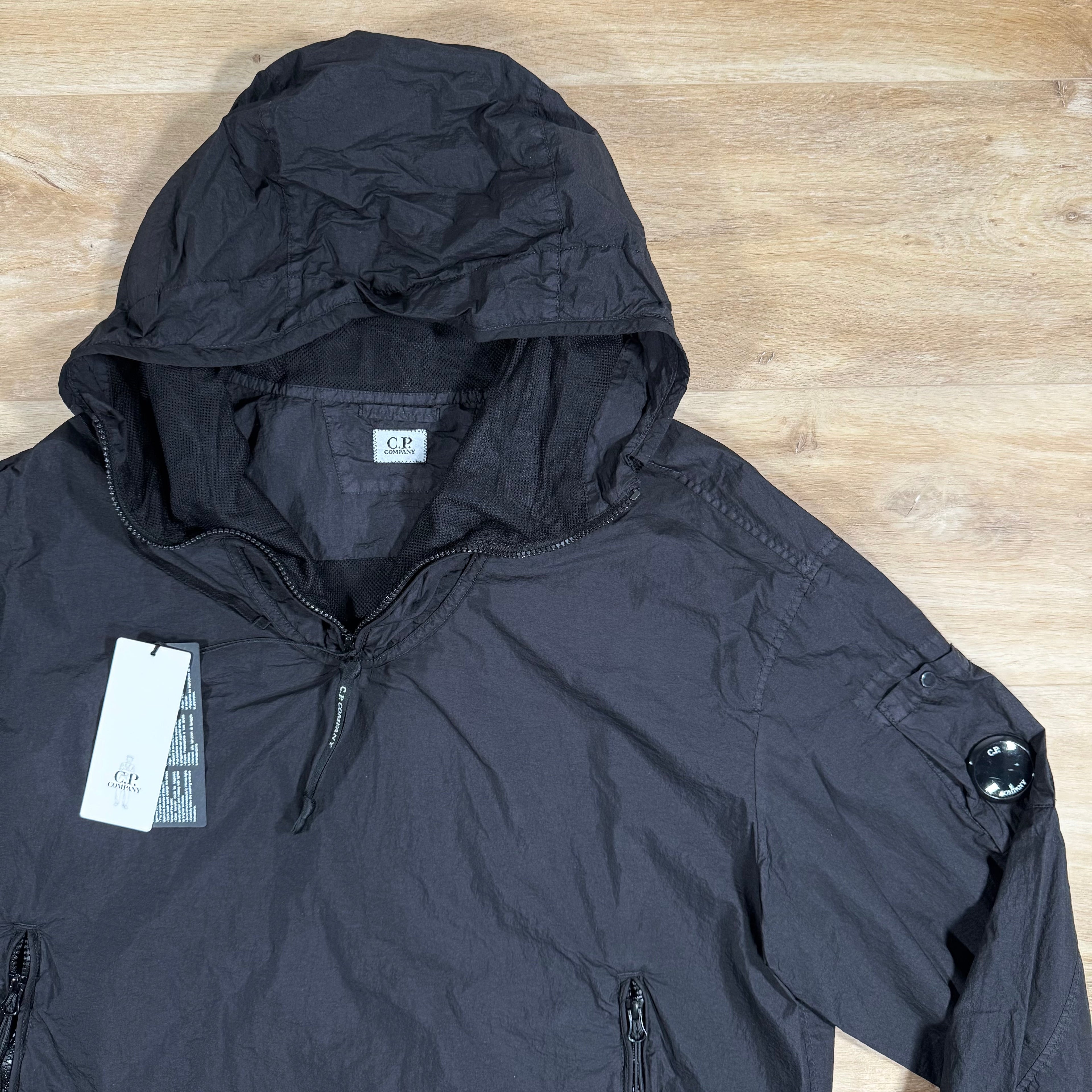 CP Company Taylon-L Lens Smock Jacket in Black