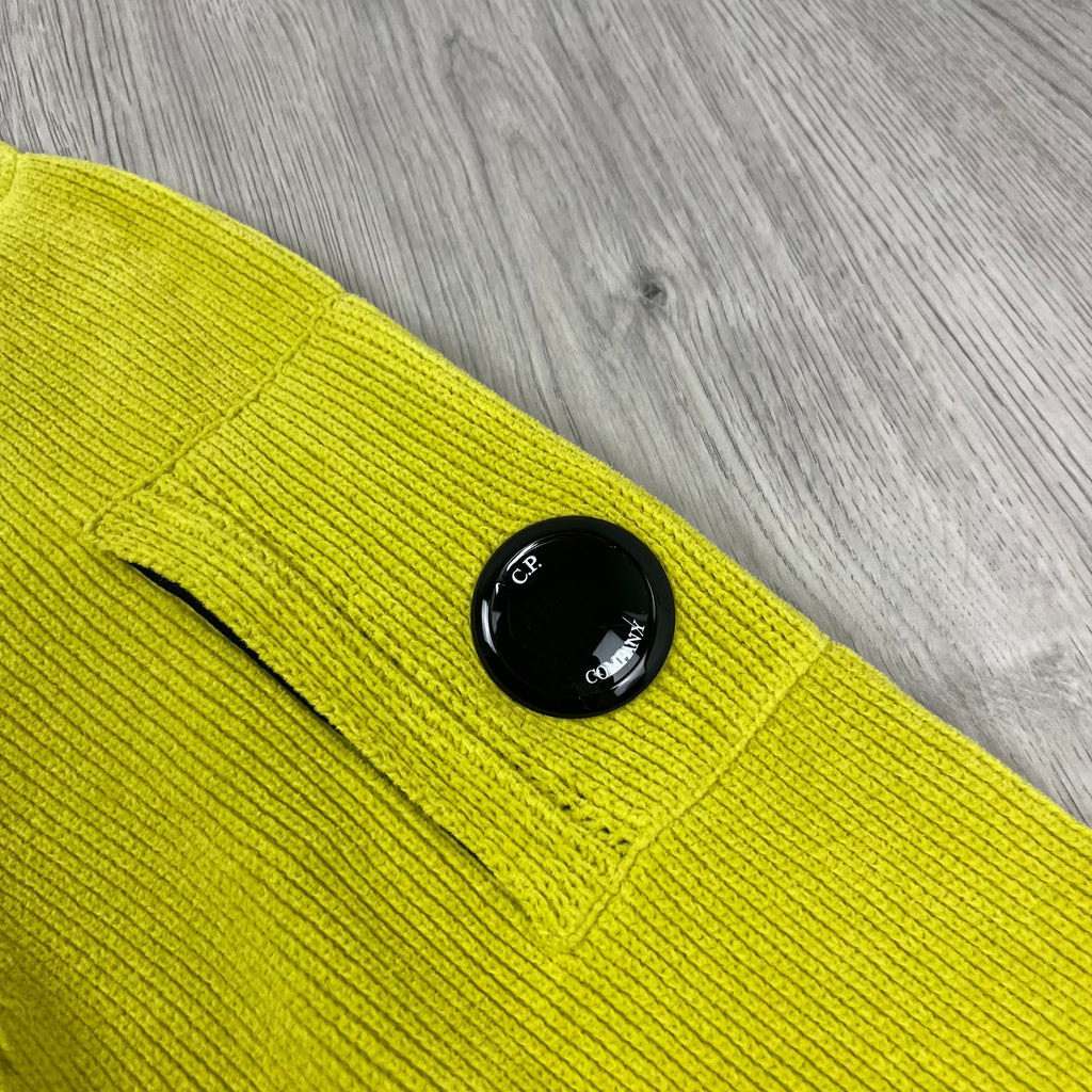 CP Company Chenille Sweatshirt - Green Sheen