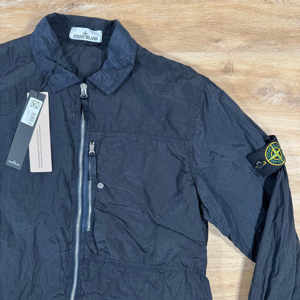 Stone Island Nylon Metal Overshirt in Navy