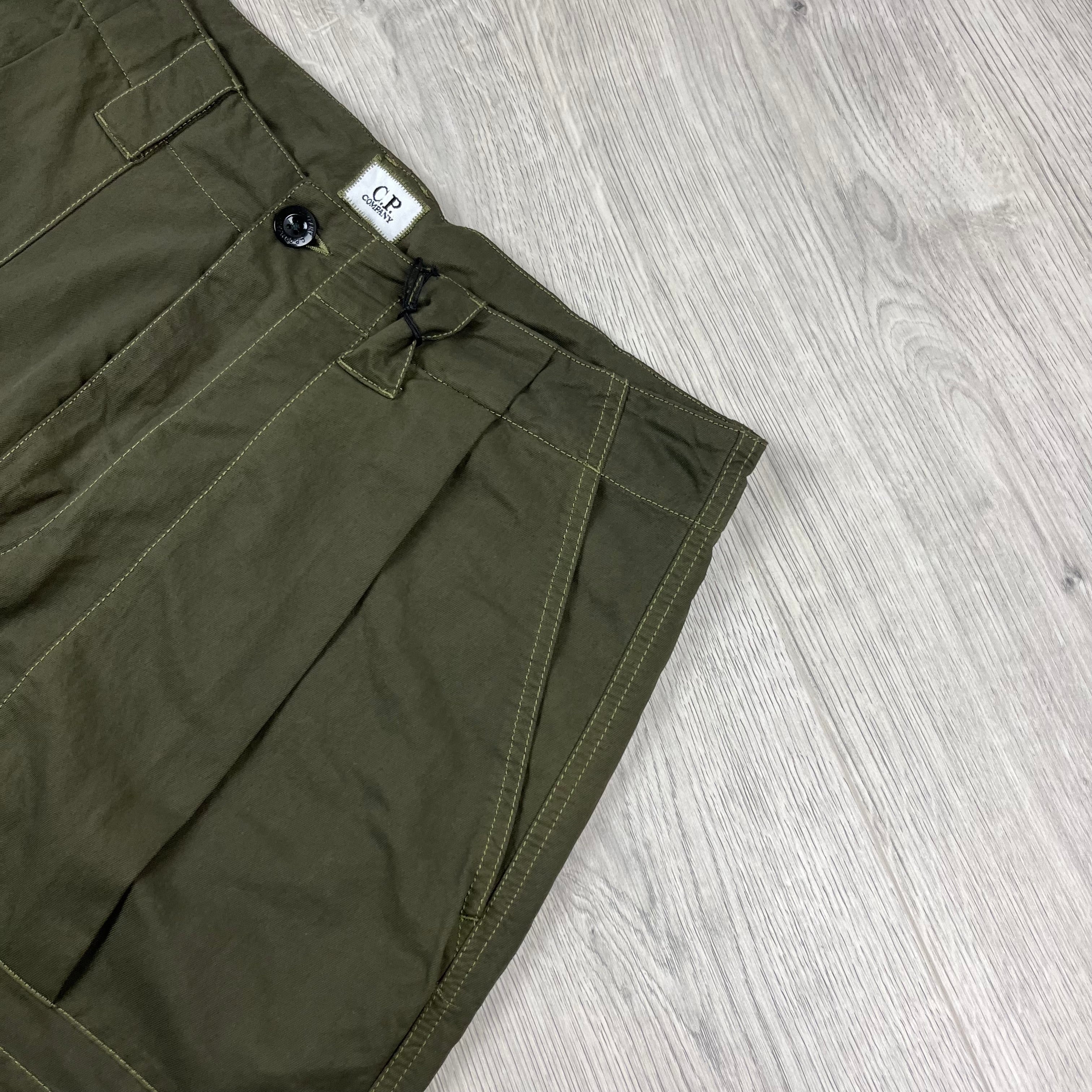 CP Company Loose Trousers - Ivy Green