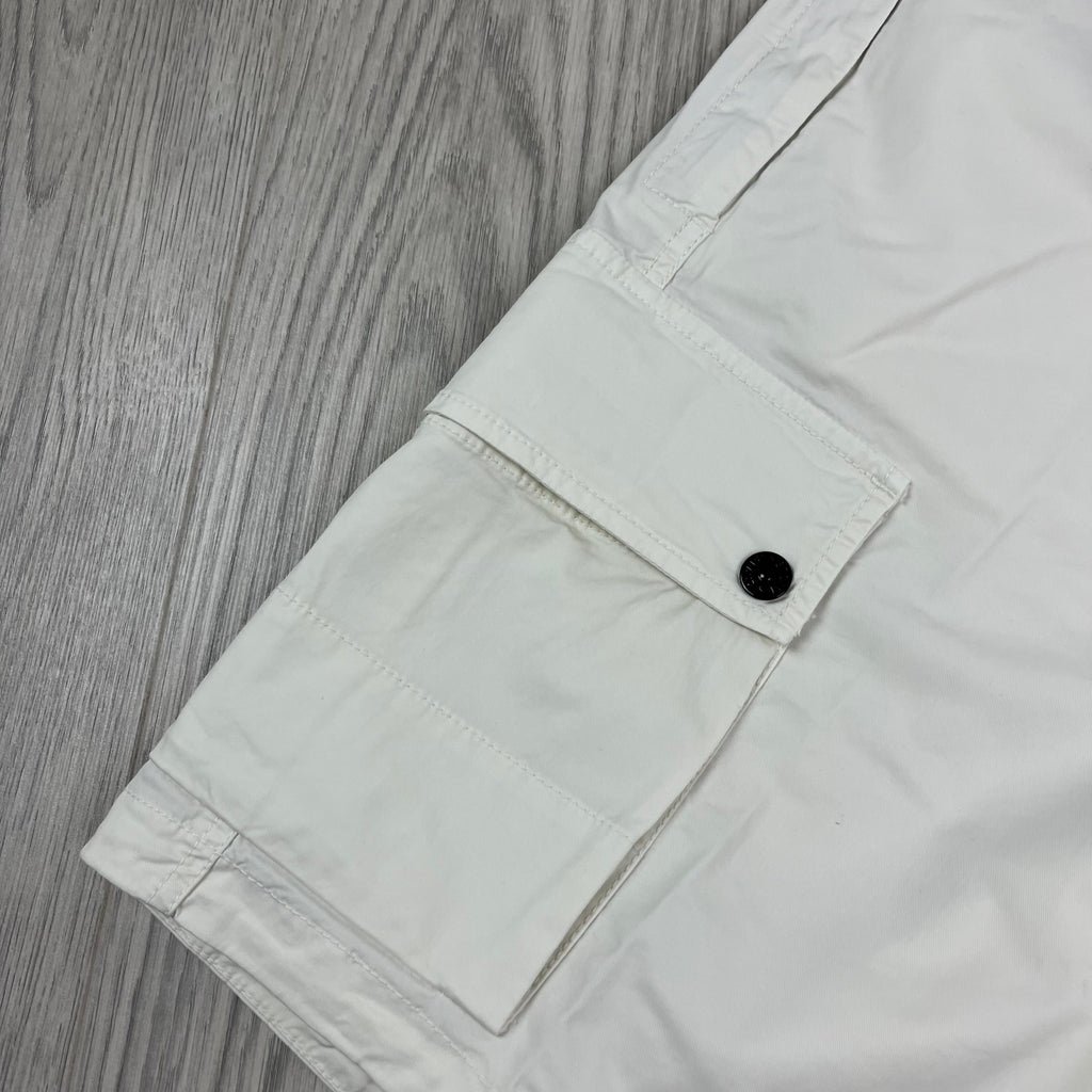 Stone Island Cargo Shorts - Ivory